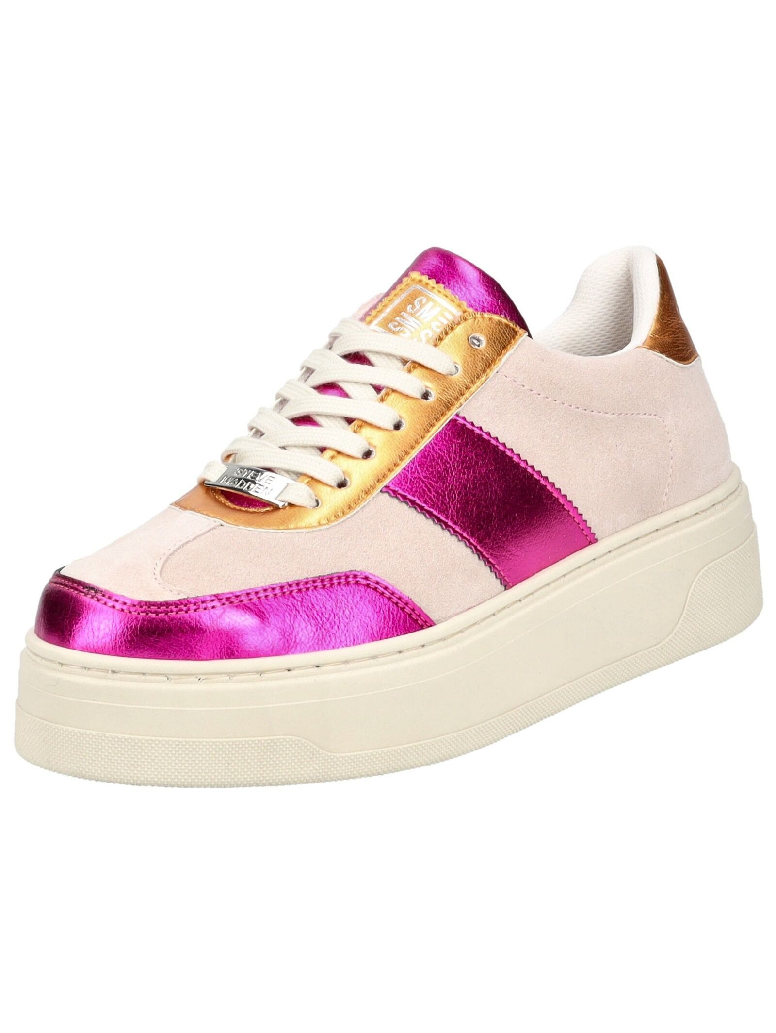 Sneaker Veloursleder/Textil Plateausneaker