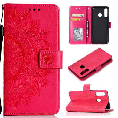CoverKingz Handyhülle »Huawei P30 Lite Handyhülle Flip Case Cover Handytasche Mandala Pink«, Mandala