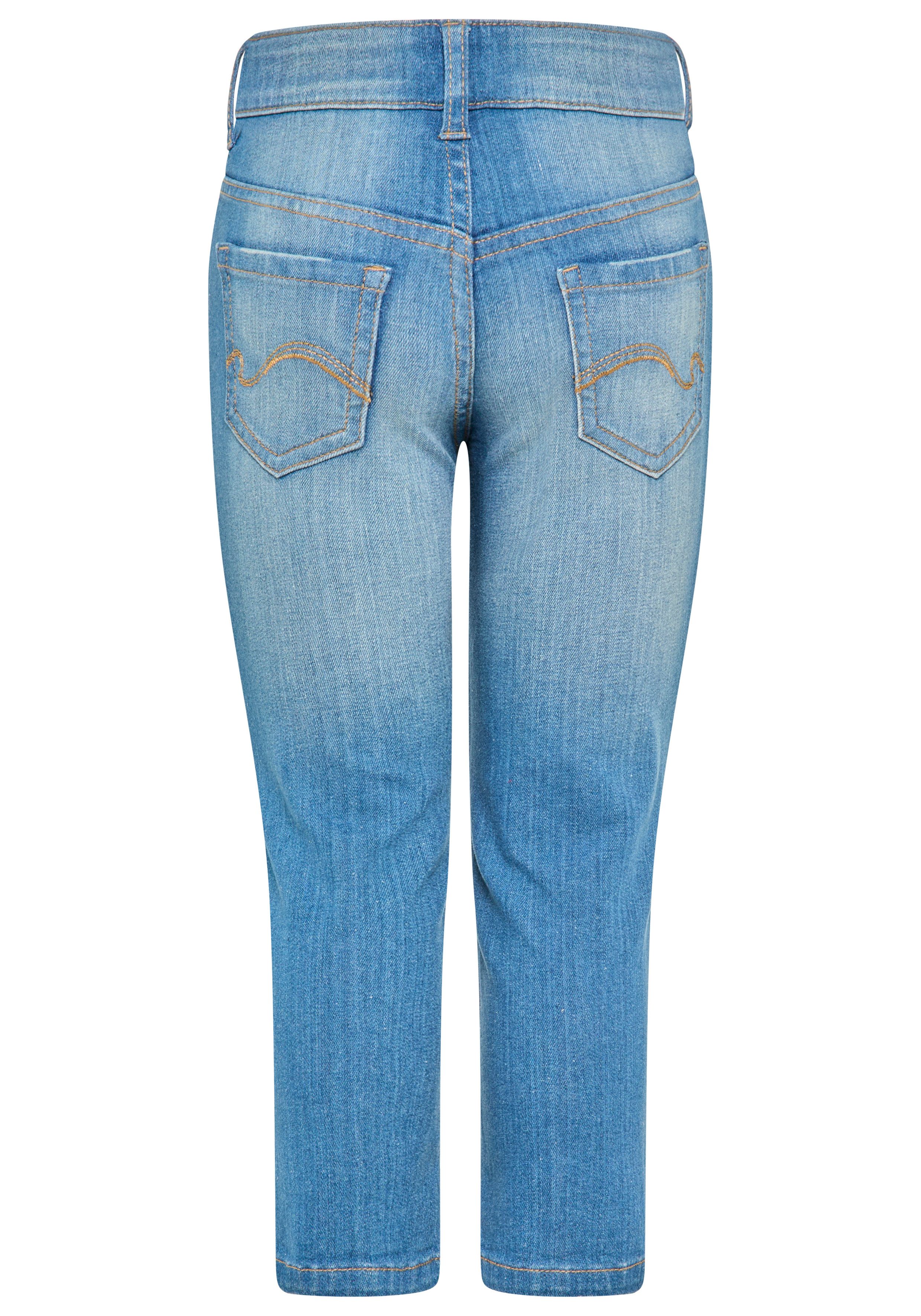 KangaROOS Stretch-Jeans Stretchjeans mit Applikation Jeans mit süßen Sternen-Aufnähern