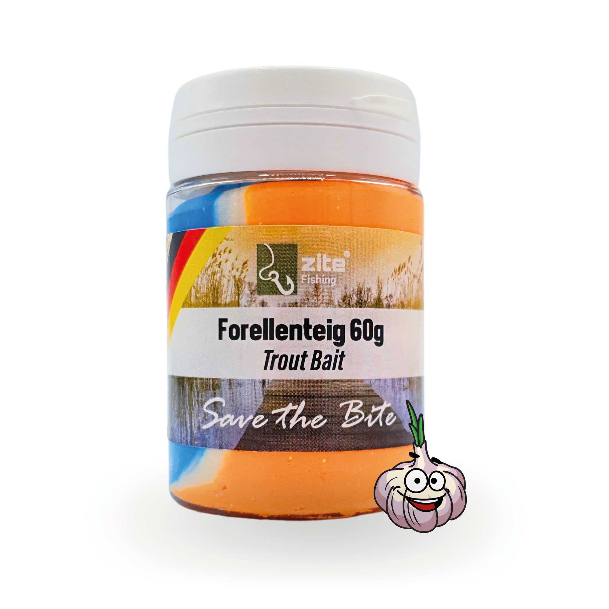 Zite Kunstköder Regenbogen Forellenteig, (Special Edition), UV Aktiv, Dreifarbige Forellenpaste mit Knoblaucharoma