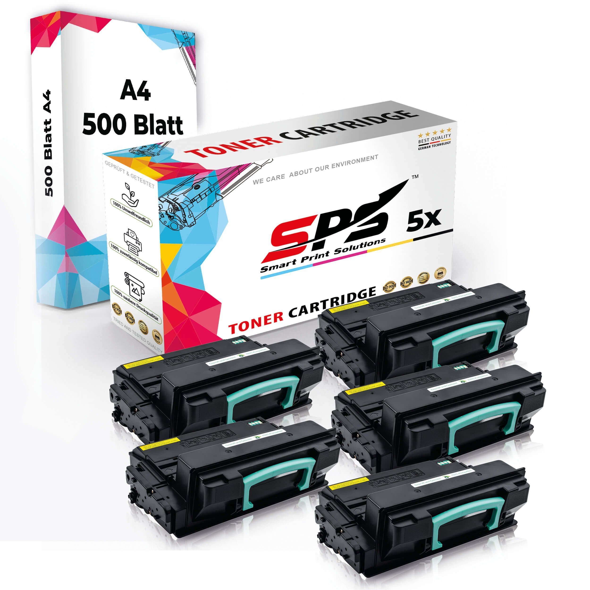 Druckerpapier) SPS Pack, Toner,1x Tonerkartusche A4 (5er Druckerpapier A4 Multipack Kompatibel, + 5x Set 5x