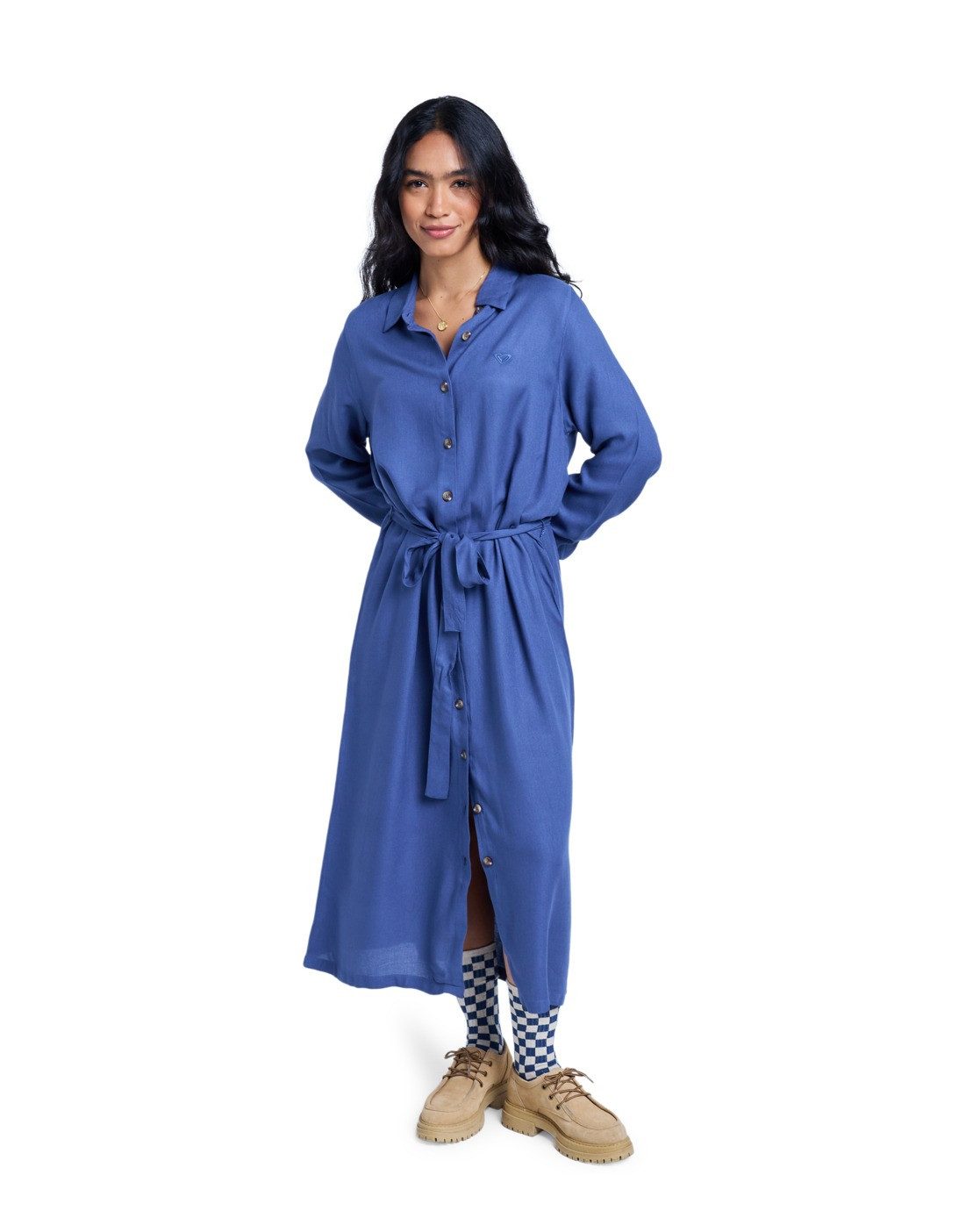 Roxy Hemdblusenkleid Island Escape Solid