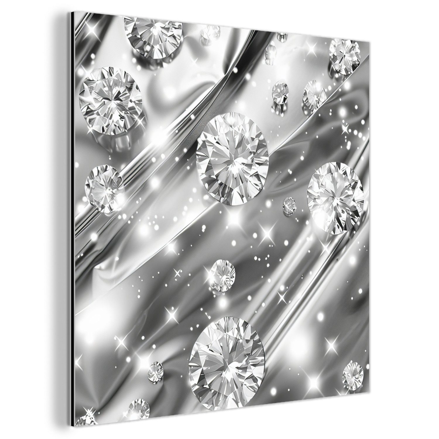 MuchoWow Metallbild Abstrakt - Diamant - günstig online kaufen