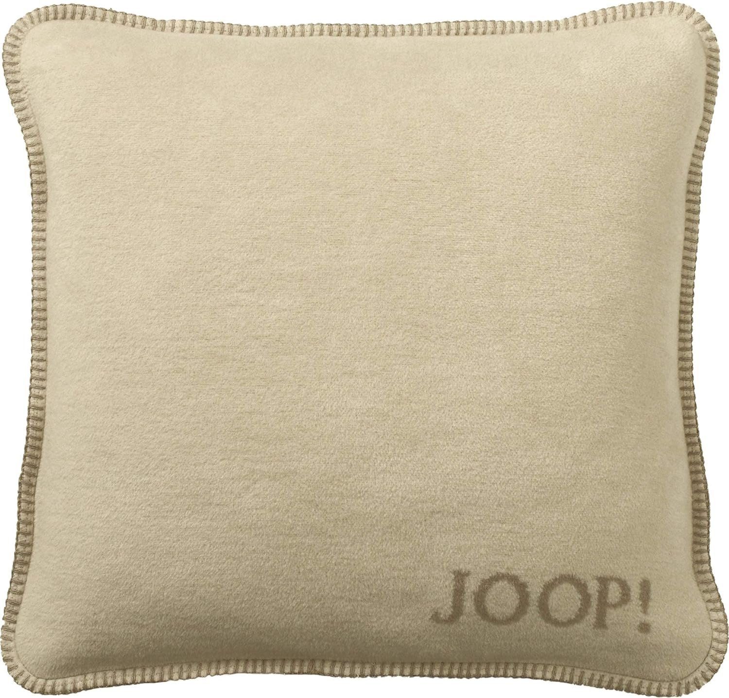 JOOP! Dekokissen JOOP! Uni-DF Kissen mit Füllung Macchia.-Cashew 50 x 50cm