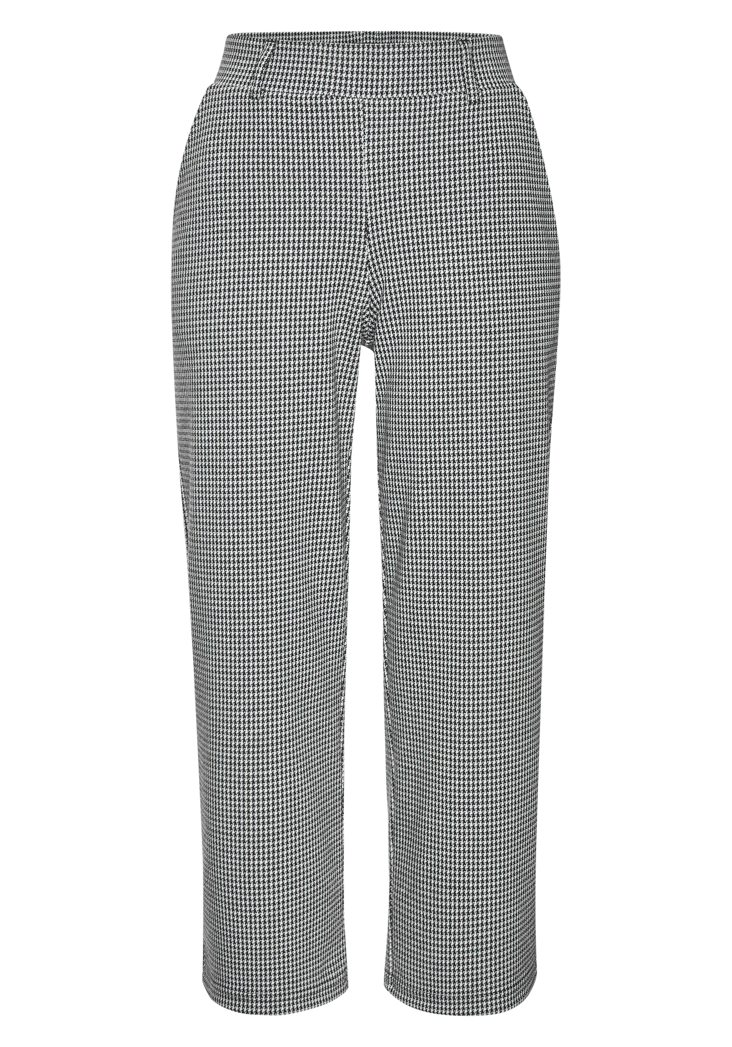 LASCANA Culotte mit Jacquard Strickmuster oder uni schwarz