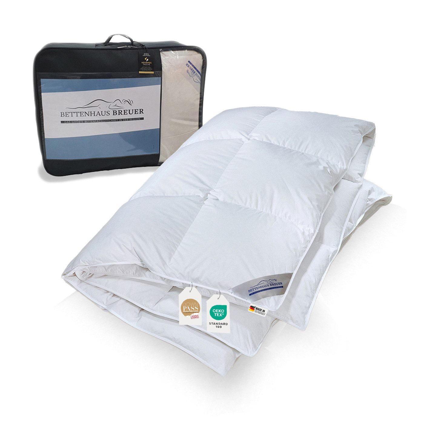 SPESSARTTRAUM Daunenbettdecke Warme Daunendecke 100% neue Daunen Bettdecke günstig online kaufen