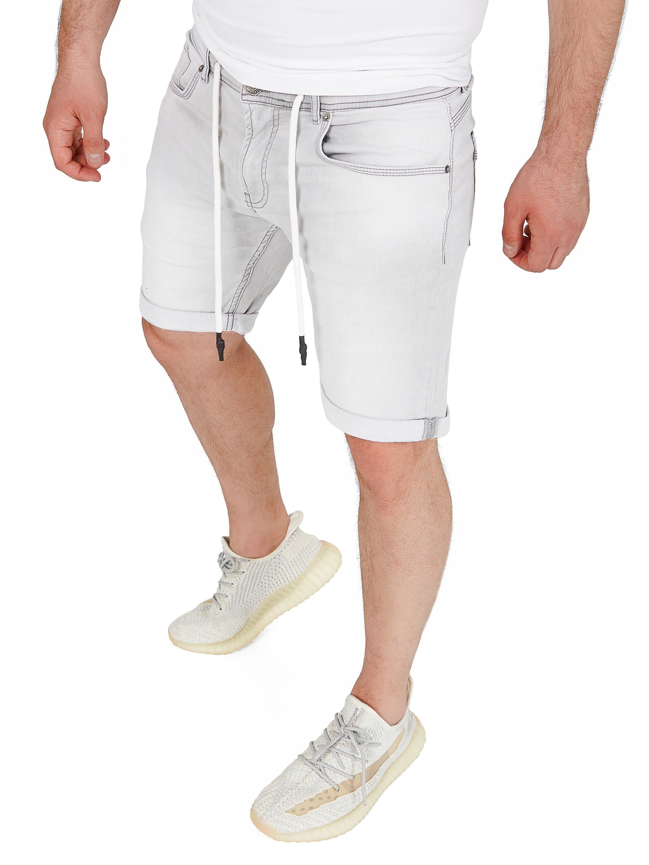 WOTEGA Jeansshorts Diego modische Jeansshorts mit Stretchanteil
