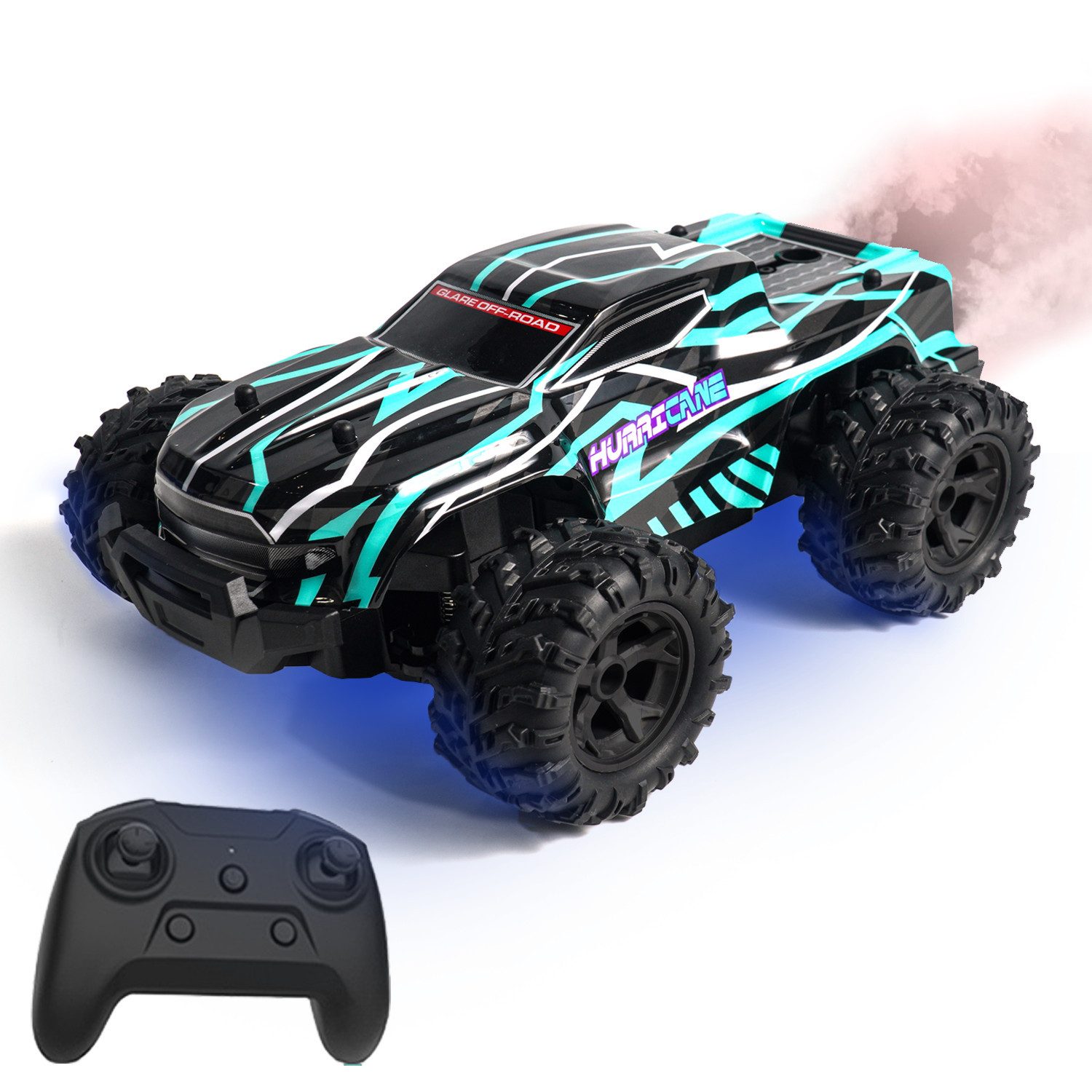RC-Auto RC Auto Ferngesteuerter Monstertruck Ferngesteuert mit Spray 1:18