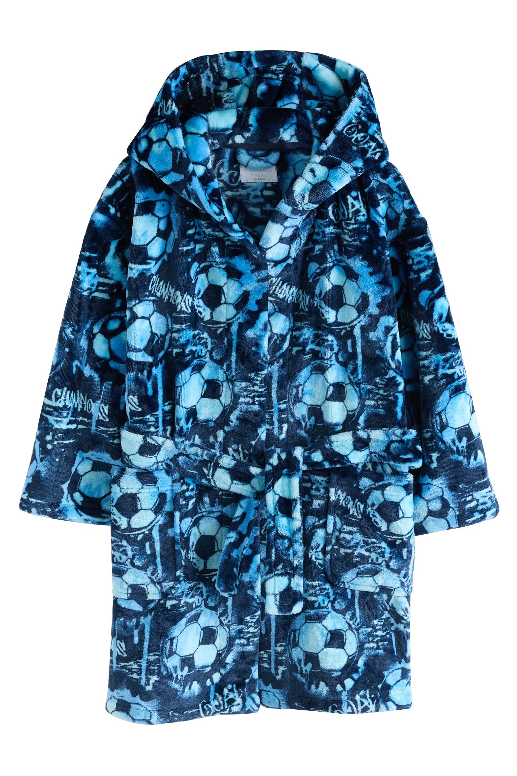 Next Kinderbademantel Fleece-Bademantel, Polyester (recycelt), Polyester
