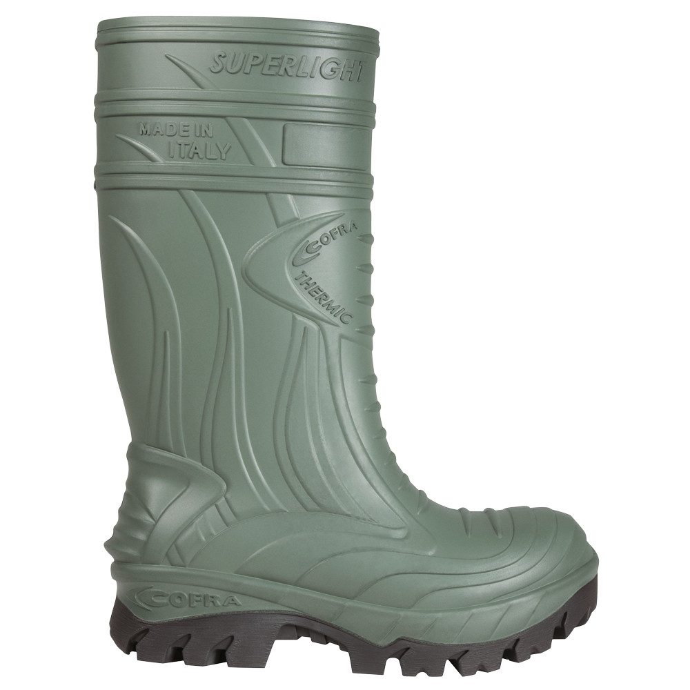Cofra FOGGIA THERMIC PU/Nitril- Stiefel W12 COFRA®, Grün/Schwarz Gr.39 Stiefel