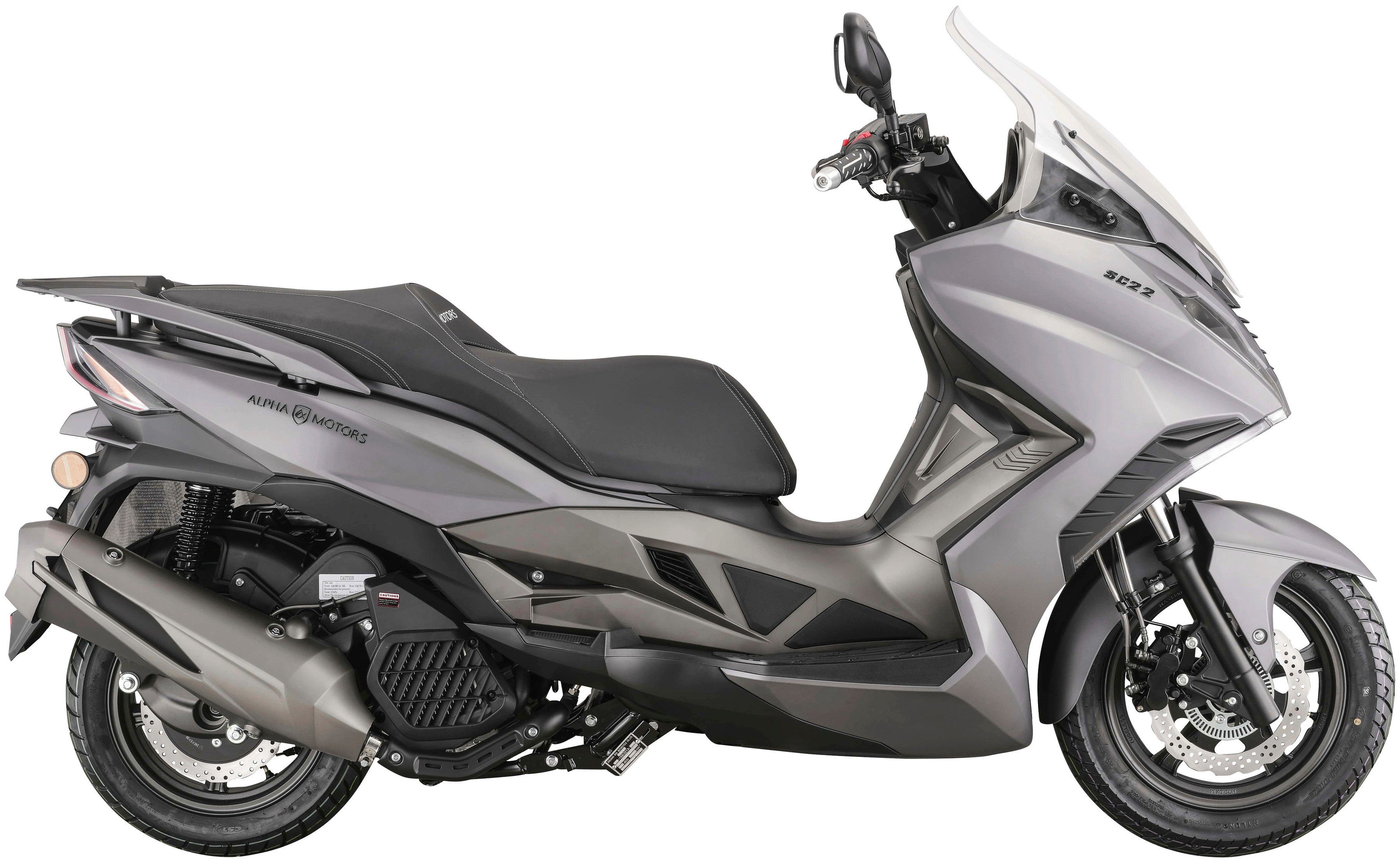 Alpha Motors Motorroller Sport Cruiser 22, 125 ccm, 95 km/h, Euro 5+, mit Lenkerschloss