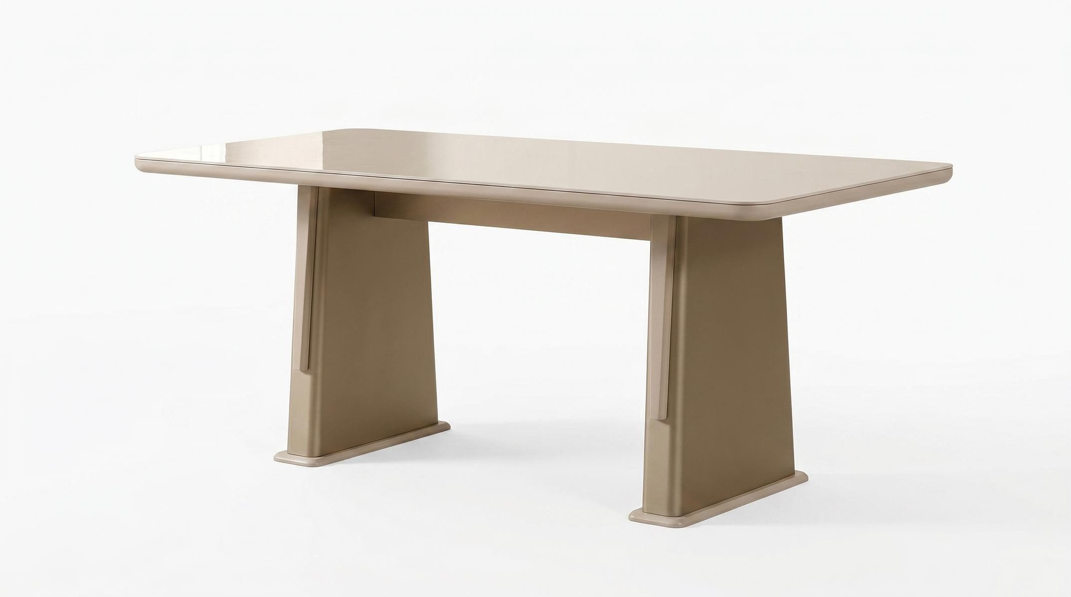 JVmoebel Esstisch Esstisch Beige Moderner Stil Elegant Harmonisch Minimalistisch Edel, Made in Europa