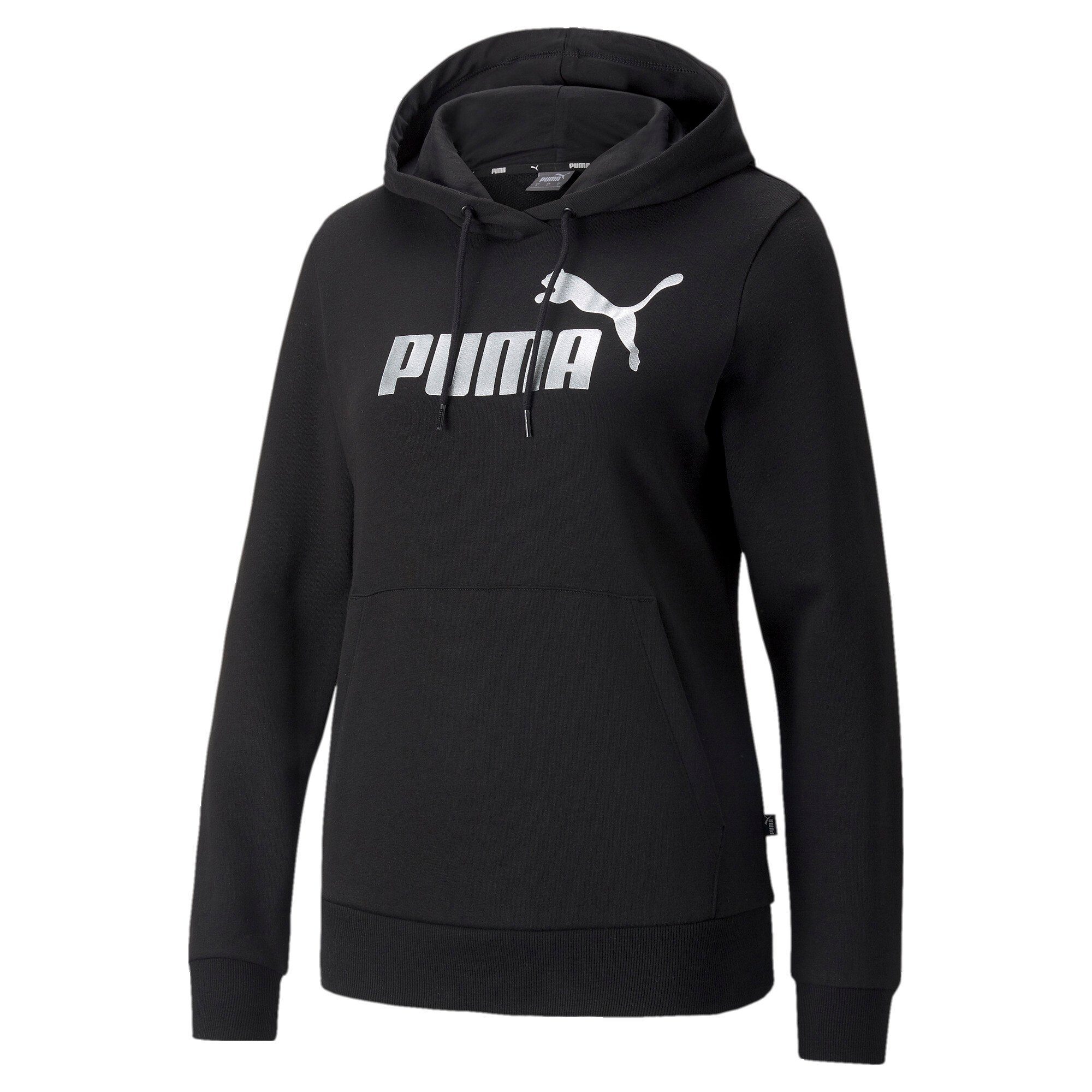 PUMA Kapuzensweatshirt ESS+ METALLIC LOGO HOODIE TR