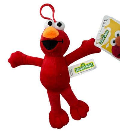 Sesamstrasse Kuscheltier Sesamstrasse Kuscheltier Elmo Kuscheltier Rot Plüsch Figur 20 cm (1-St), Super weicher Plüsch Stofftier Kuscheltier für Kinder zum spielen