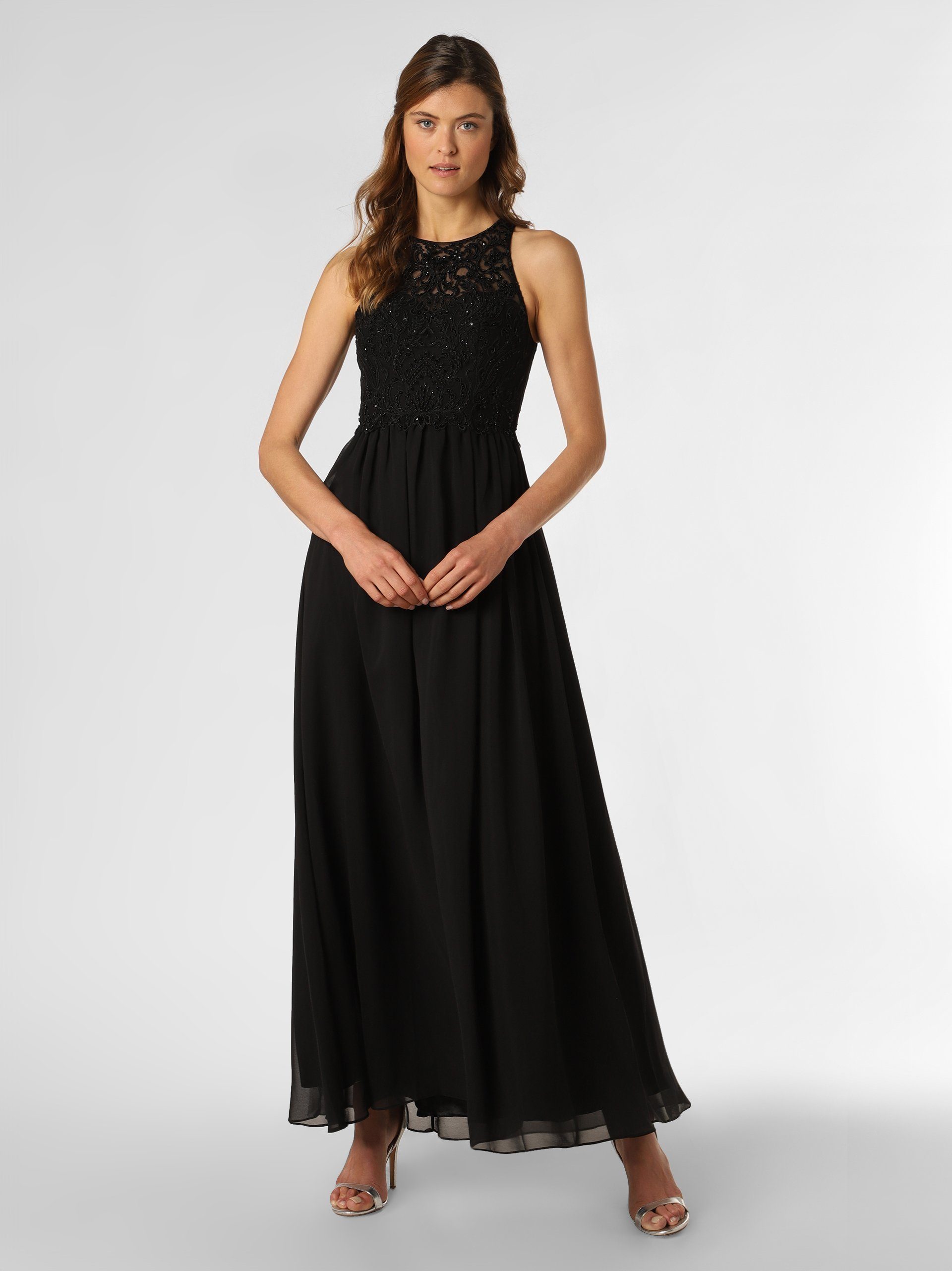 schwarz Abendkleid Laona