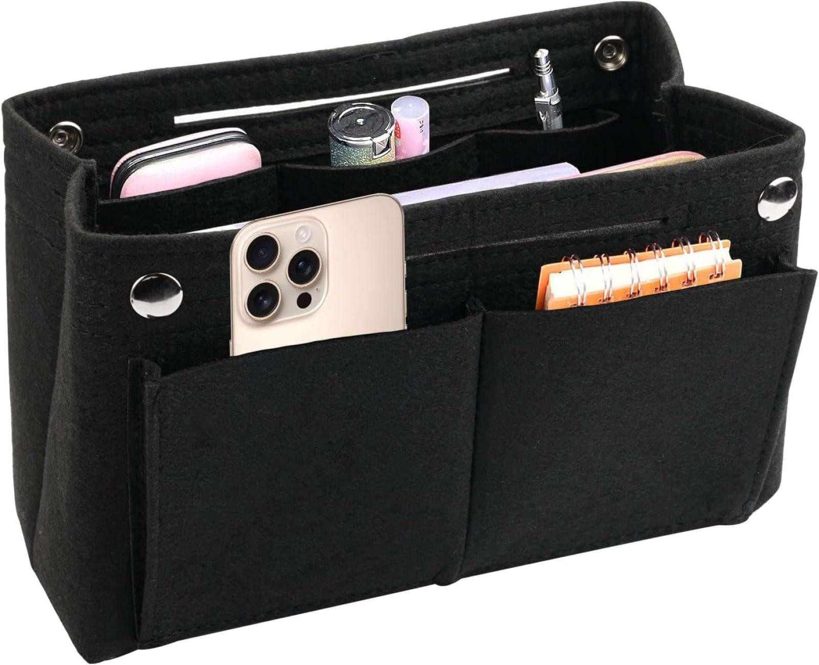 FELIXLEO Taschenorganizer 2pcs Taschenorganizer Filz 24x8x15 cm, Handtaschen Organizer (1-tlg)
