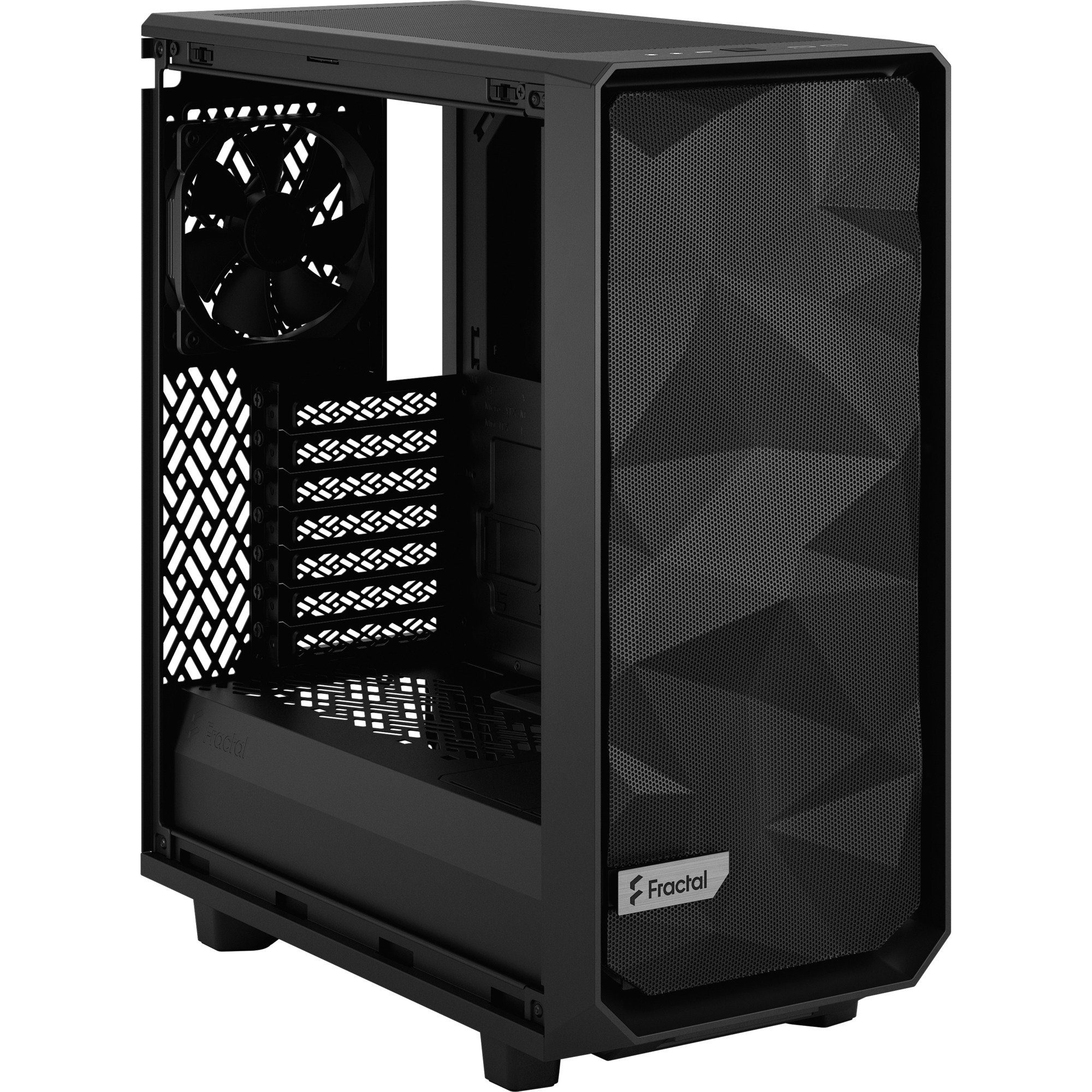 Fractal Design PC-Gehäuse Fractal Design Meshify 2 Compact Black TG Dark
