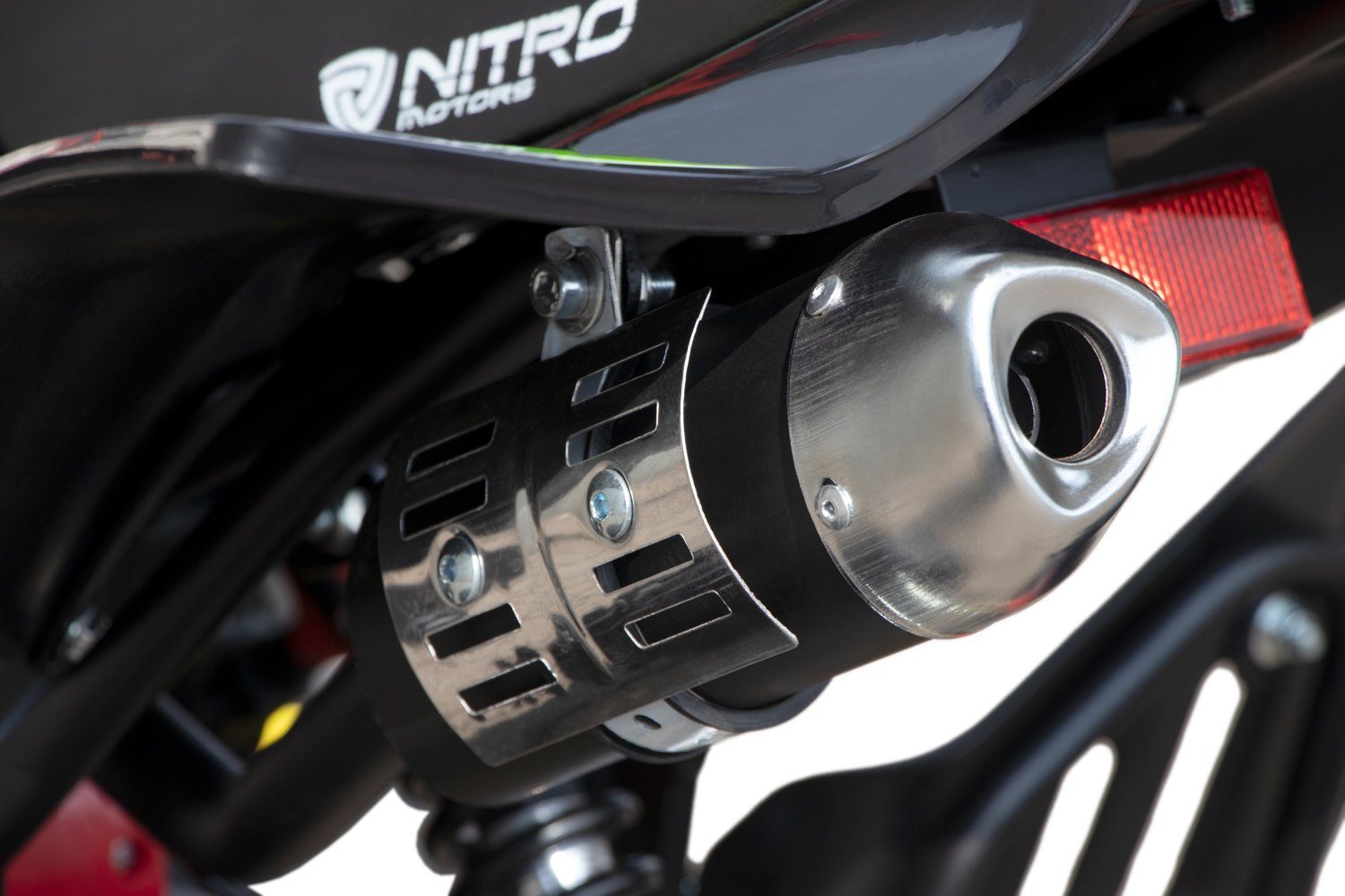 Nitro Motors Dirt-Bike Kinderquad Kinderfahrzeug Quad Grün Pocketquad Gang mini Repti 49cc 1 ATV, 6"