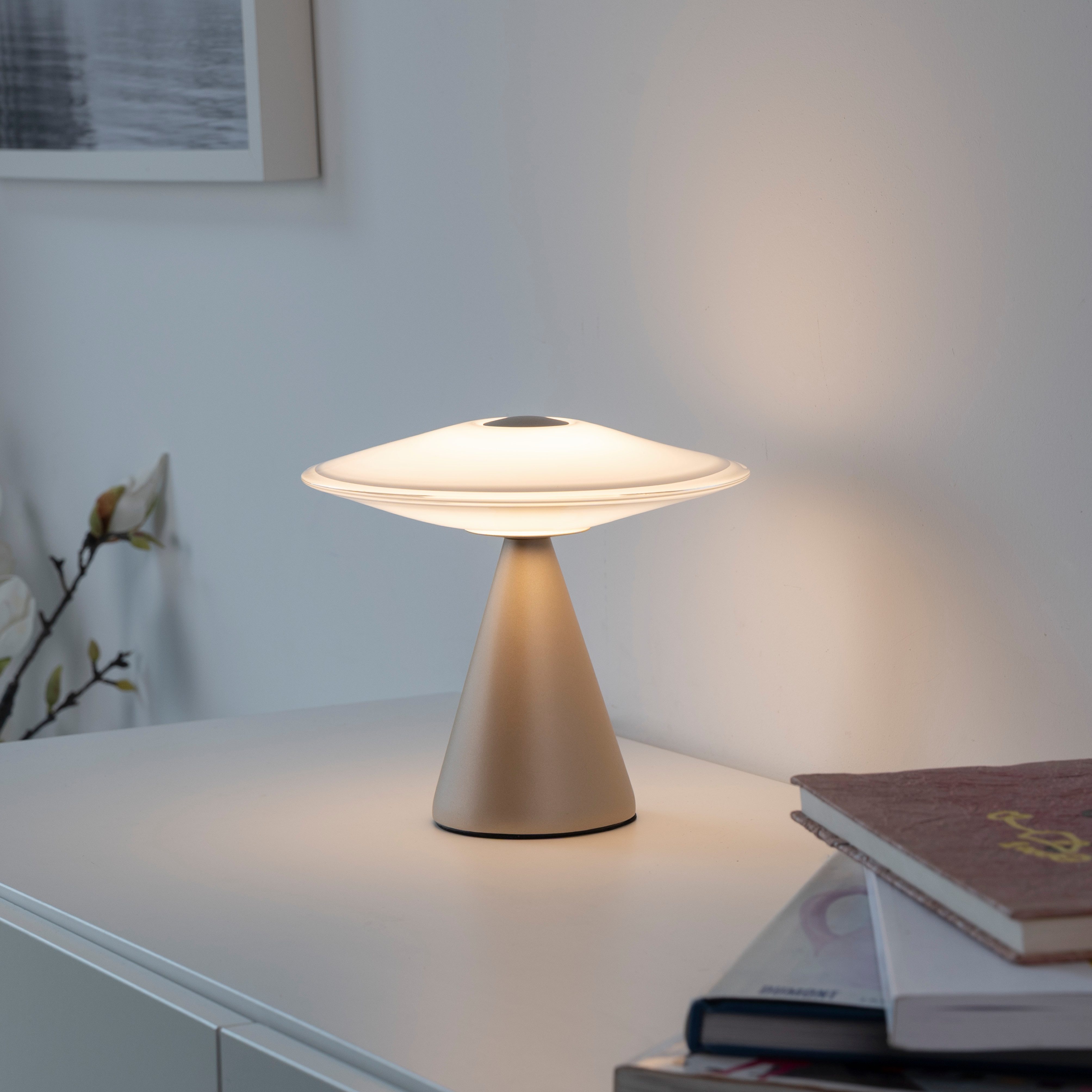Paul Neuhaus LED Tischleuchte ELIPSA, Memoryfunktion, LED fest integriert, günstig online kaufen