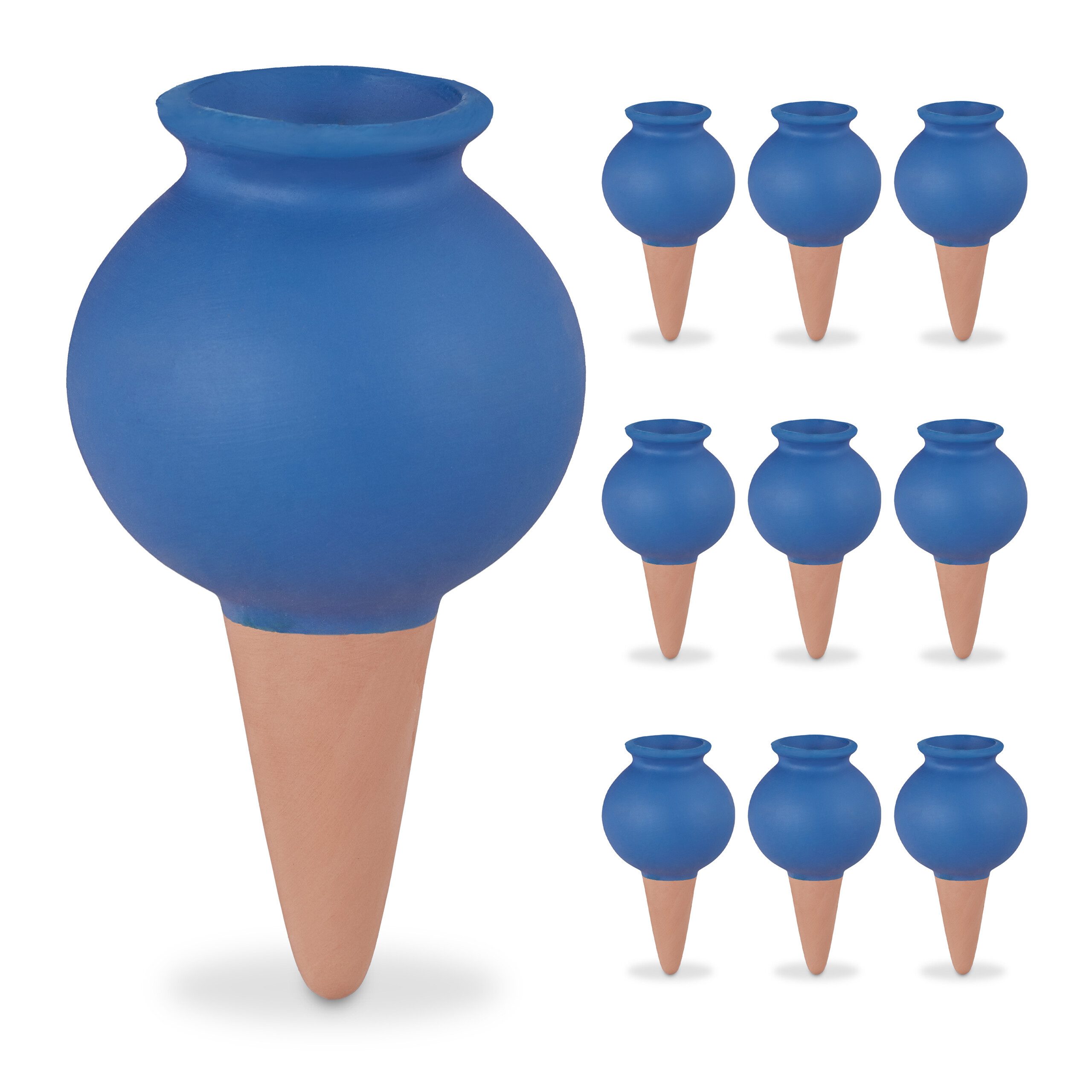 relaxdays Tropfer Tonkegel im 10er Set, (10er Set)