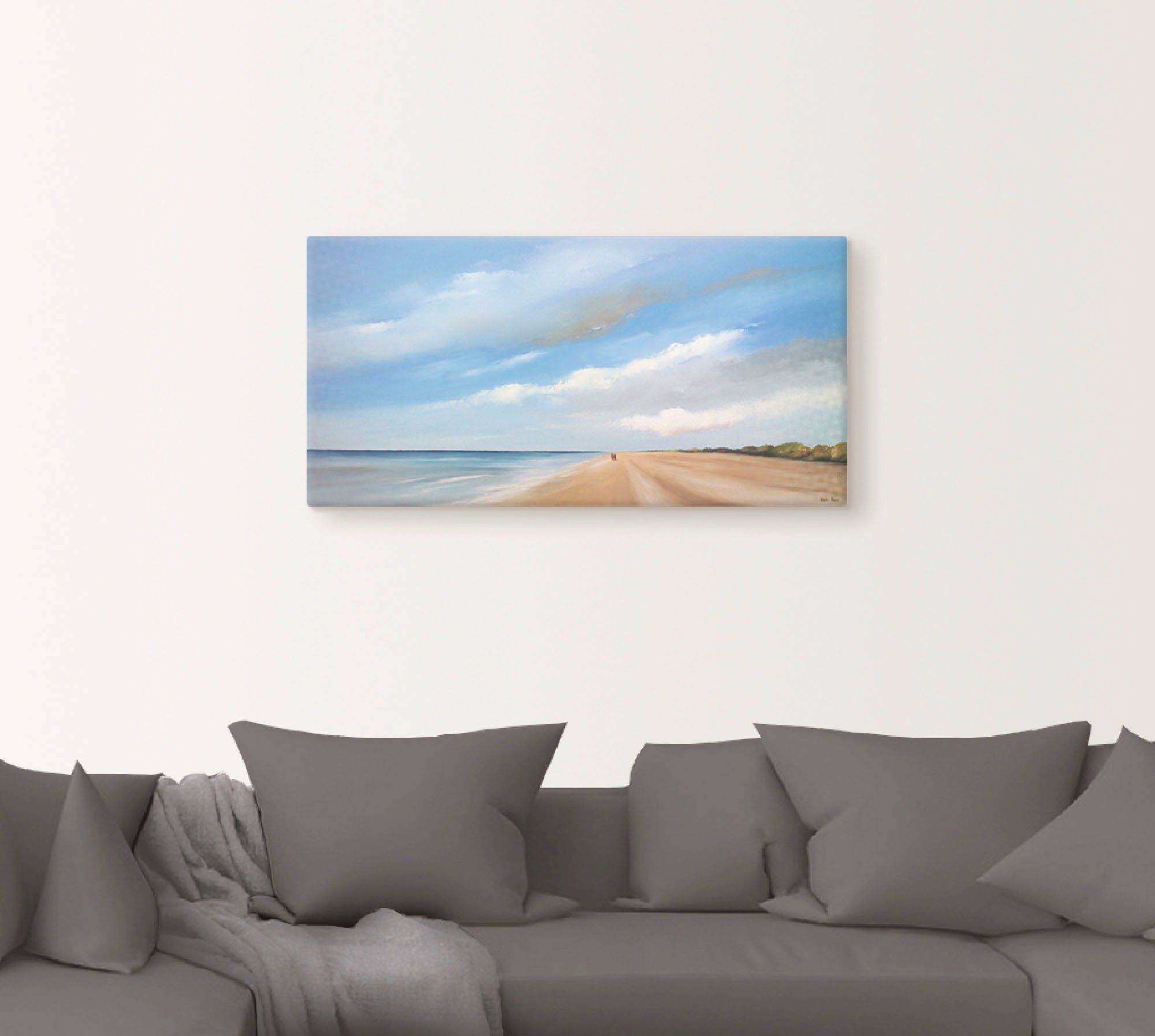 Artland Wandbild Am Strand entlang III, günstig online kaufen
