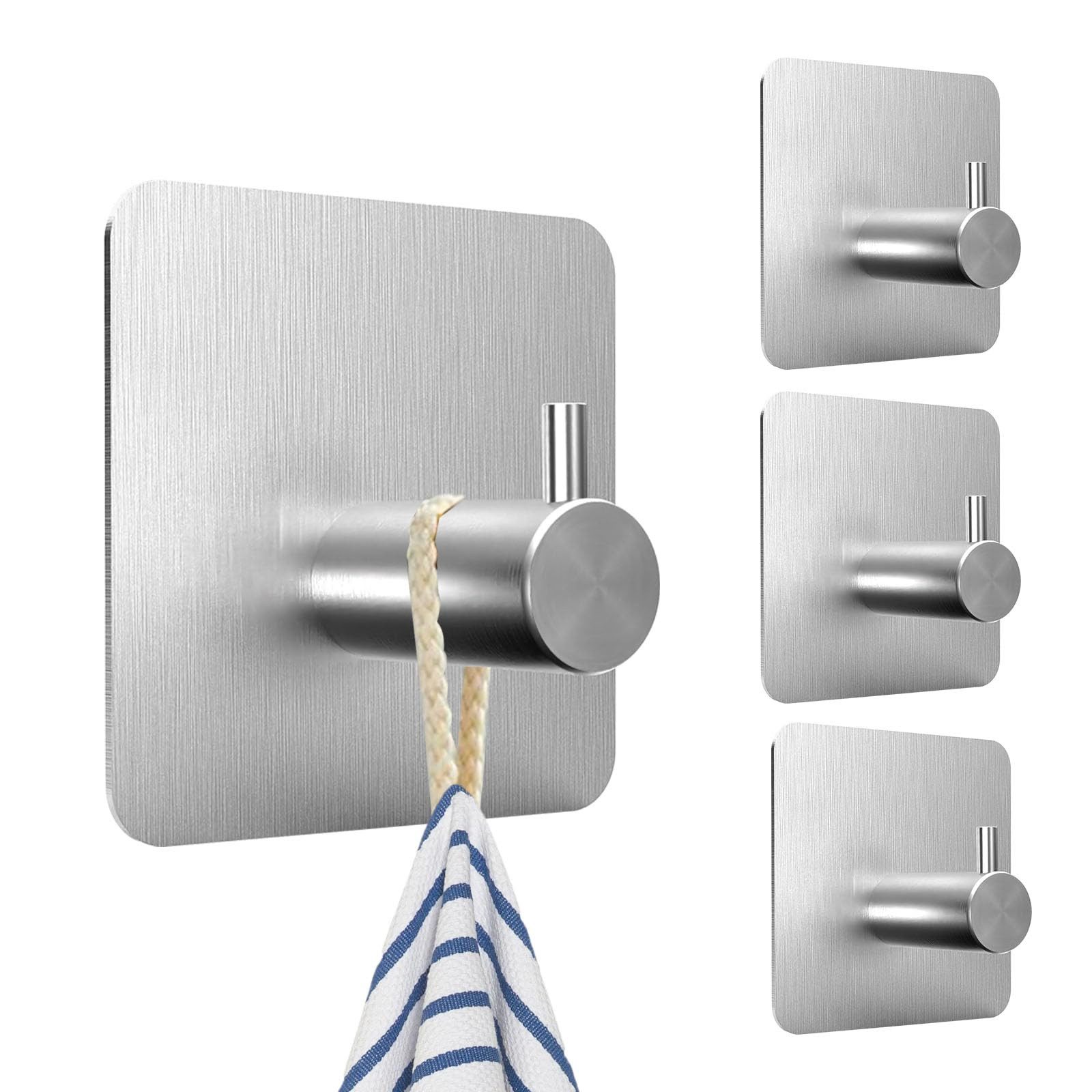 SURFOU Handtuchhaken 4× Handtuchhaken Edelstahl – günstig online kaufen