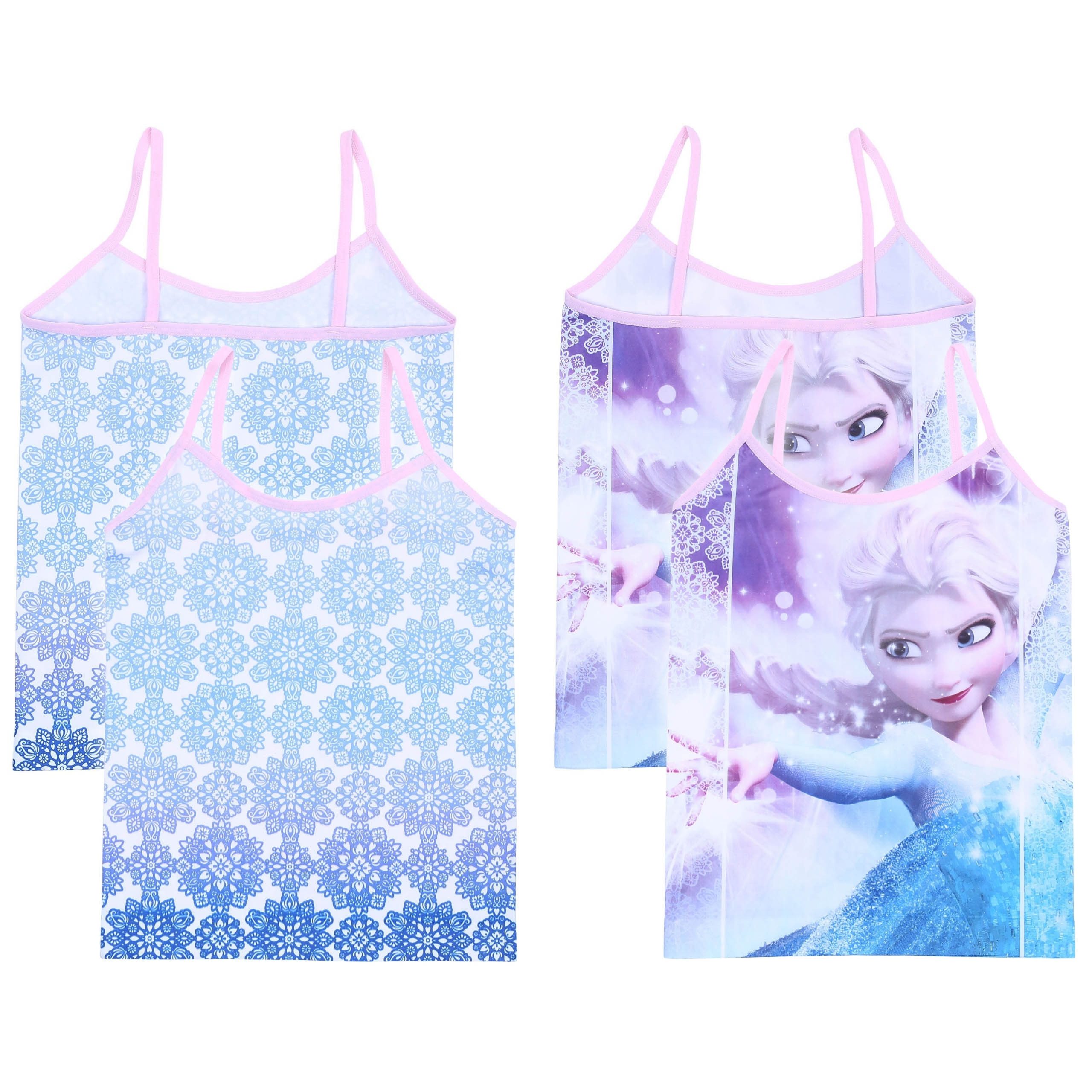 Disney Frozen Blusentop 2 x Blaues Unterhemd DISNEY FROZEN
