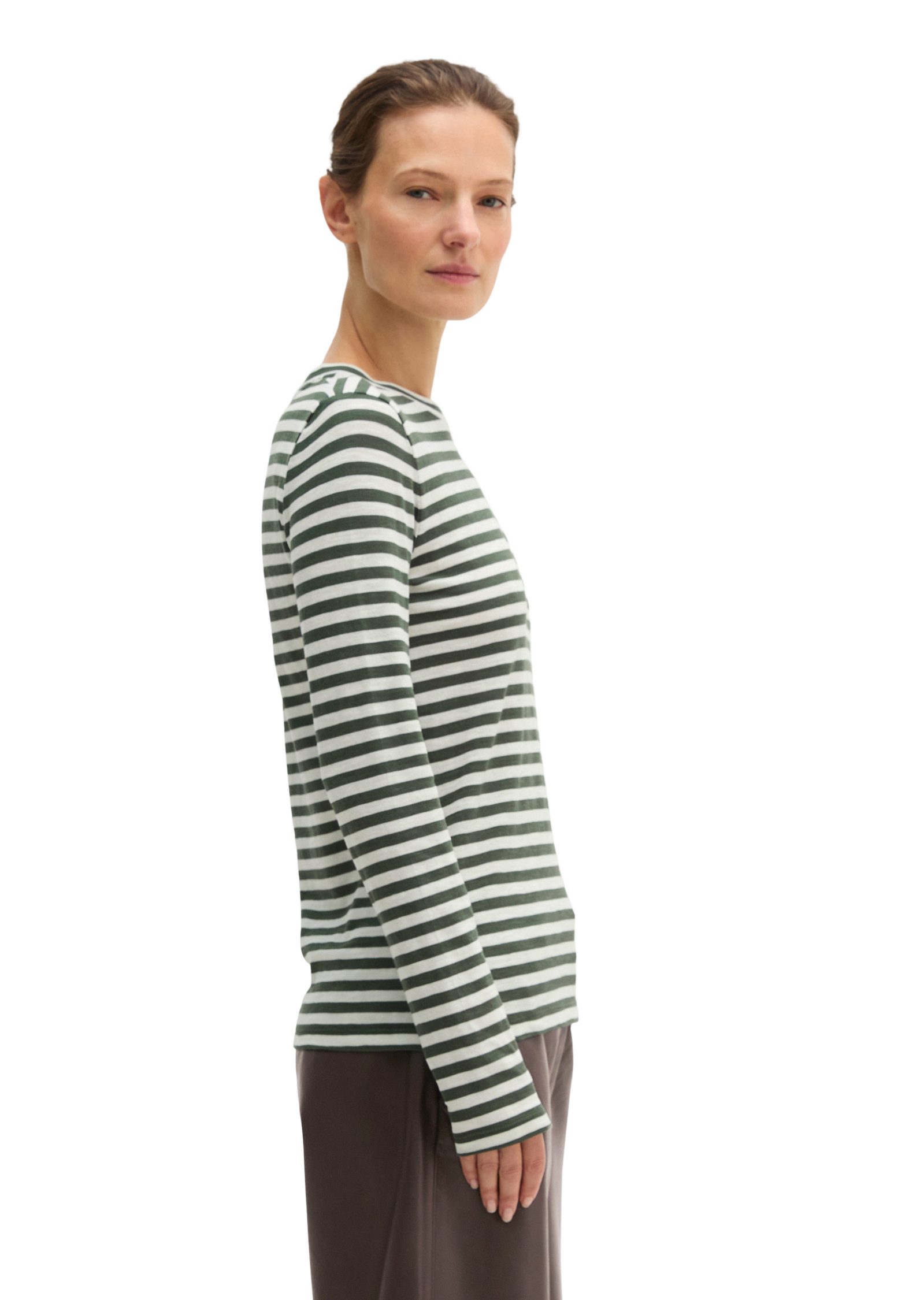 Marc O'Polo Langarmshirt aus weichem Slub-Jersey – Bild 2 von 5