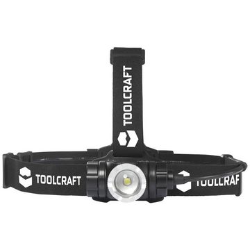 TOOLCRAFT LED Stirnlampe STIRNLAMPE 1000LM, verstellbar, mit Notlicht-Funktion, mit USB-Schnittstelle