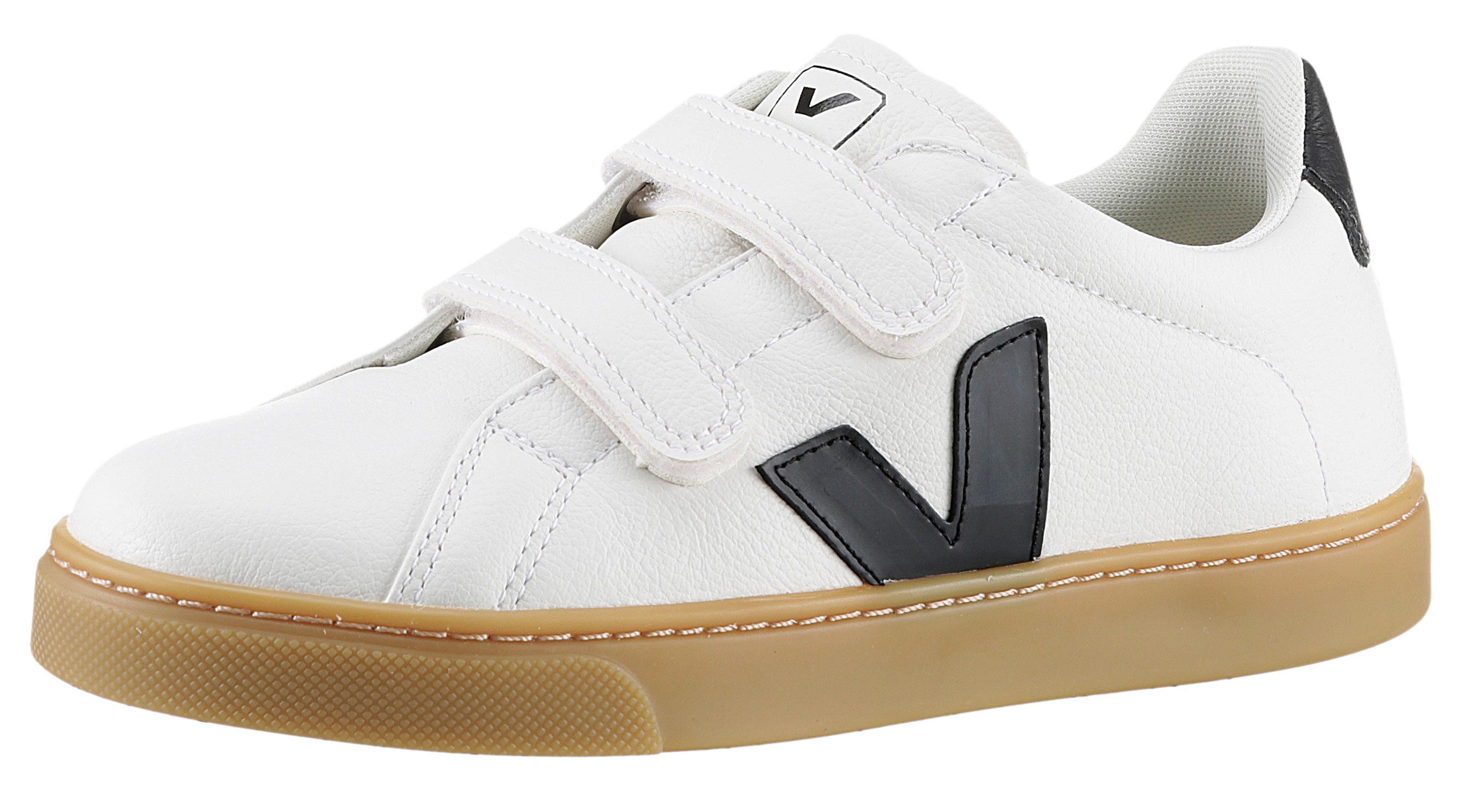 VEJA SMALL ESPLAR Sneaker Klettschuh, Court Sneaker, Retro Sneaker mit seitlichem V-Logo