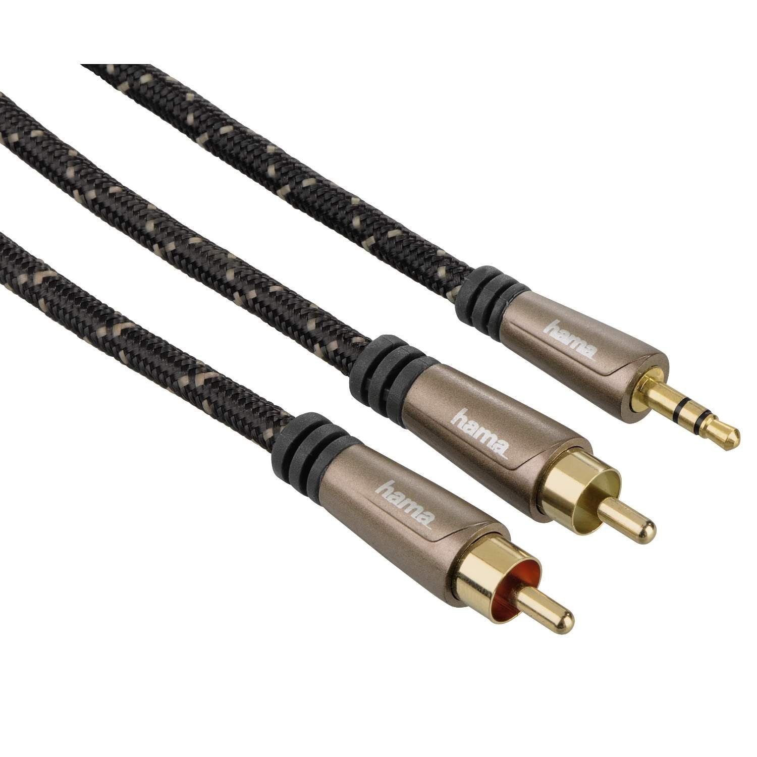 HQ 3m Audio Adapter-Kabel AUX vergoldet Audio-Kabel