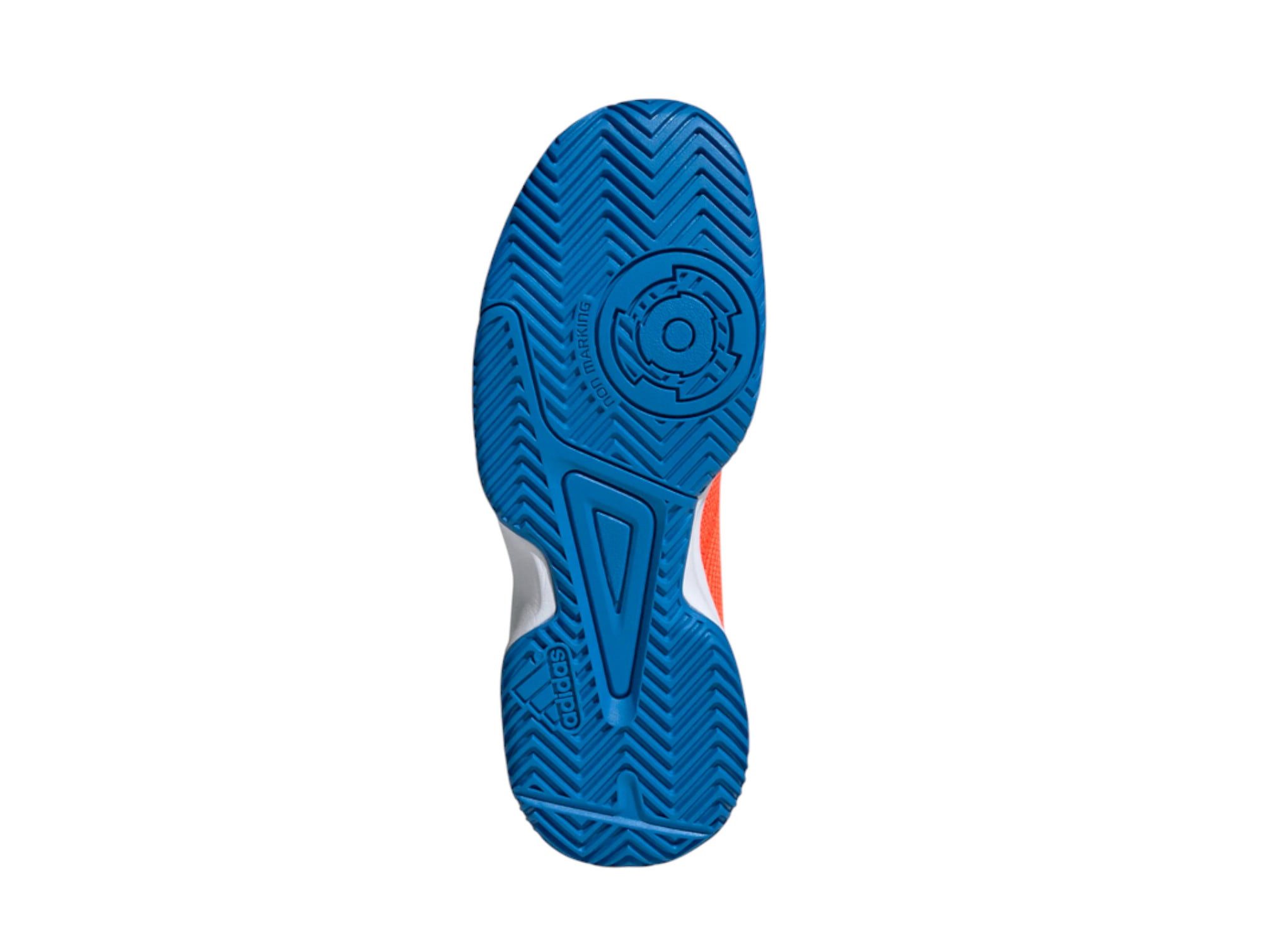 adidas Performance Hallen-Indoorschuhe Stabil 2025 rot/weiss/blau Kinder Badmintonschuh