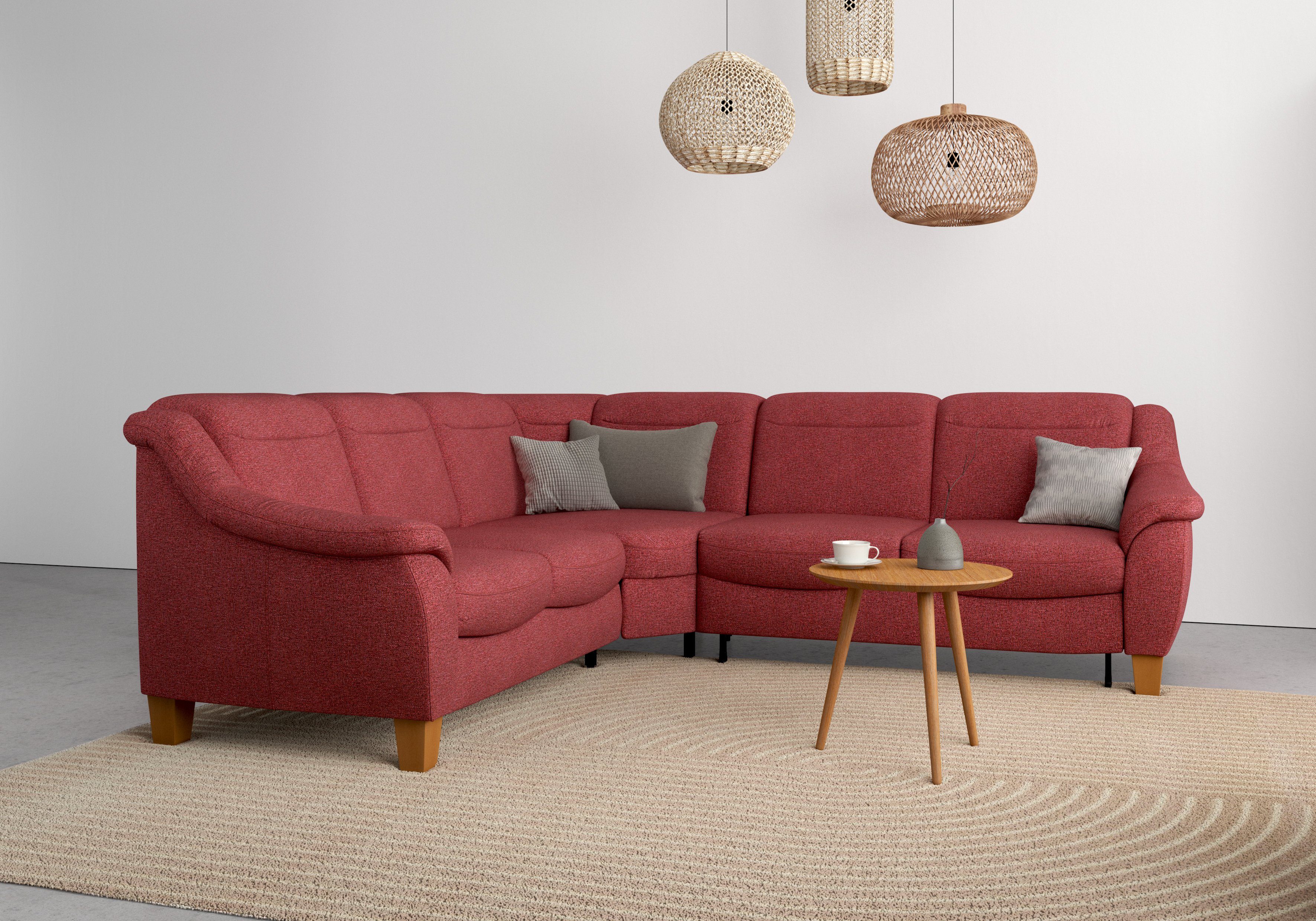 Home affaire Ecksofa Caldera L-Form, Federkern, günstig online kaufen