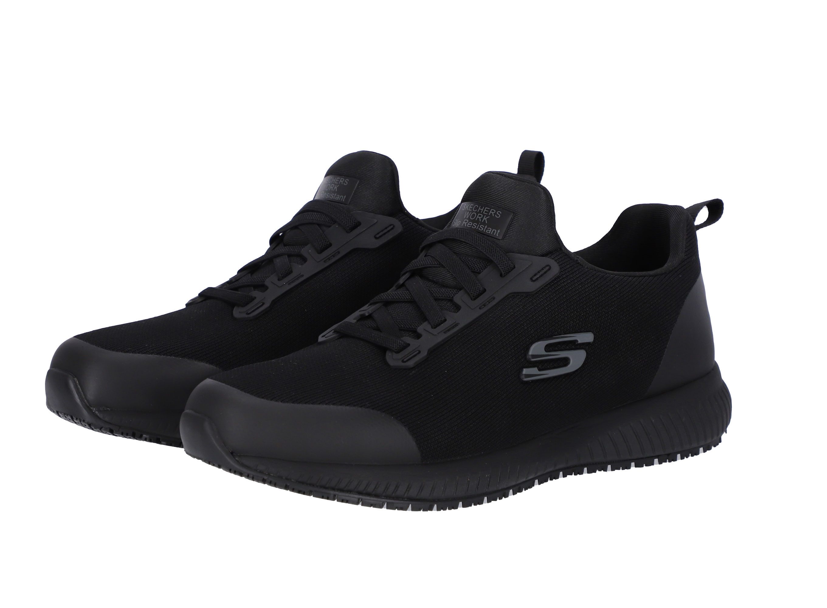 Skechers Arbeitsschuhe Herren SQUAD SR, Rutschhemmender Sneaker mit Memory Foam Arbeitsschuh Wasser- & schmutzabweisend - Relaxed Fit, mehr Platz für Komfort