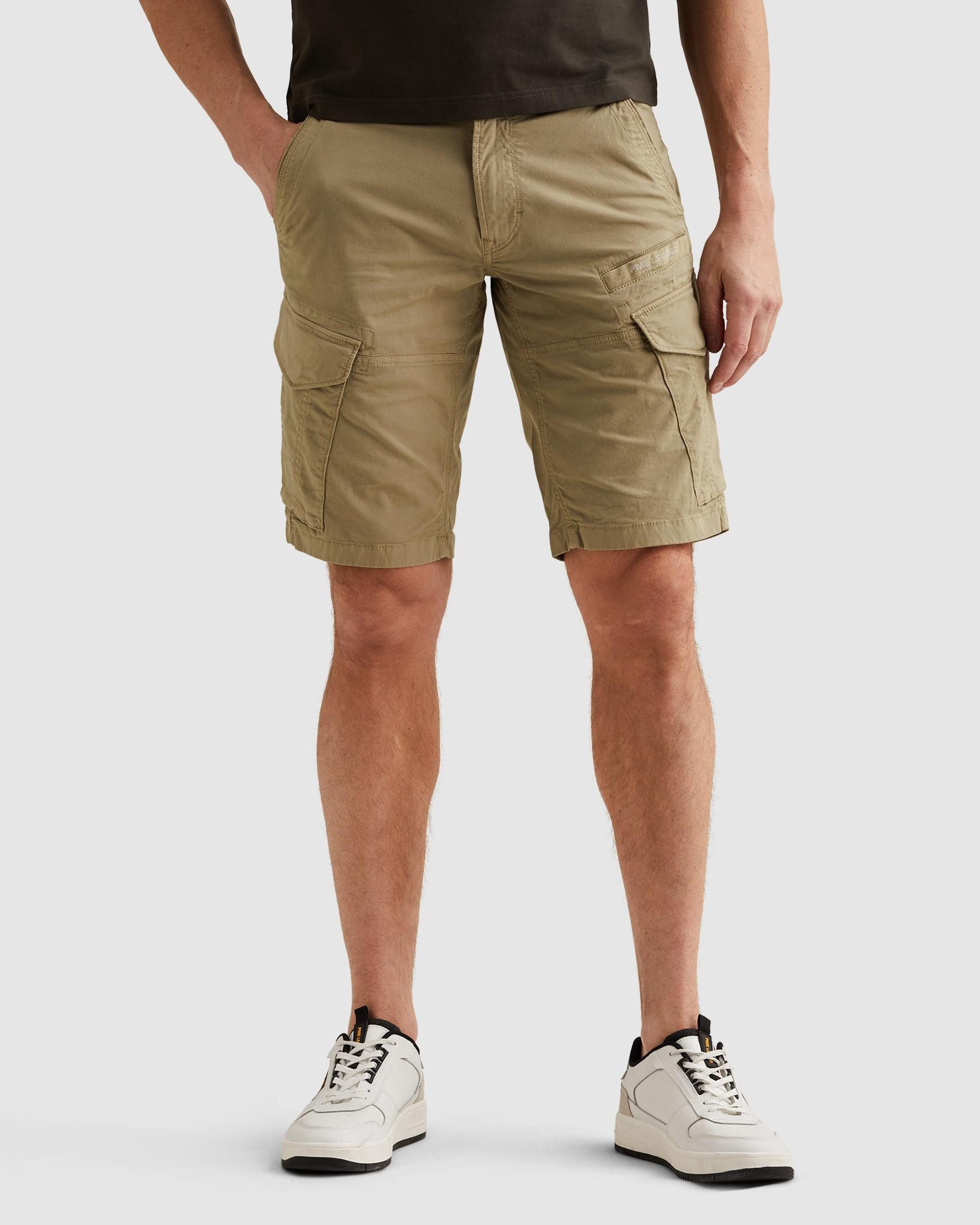 PME LEGEND Cargobermudas NORDROP CARGO SHORTS STRETCH TWILL normale Passform, mit Gürtelschlaufen, unifarben