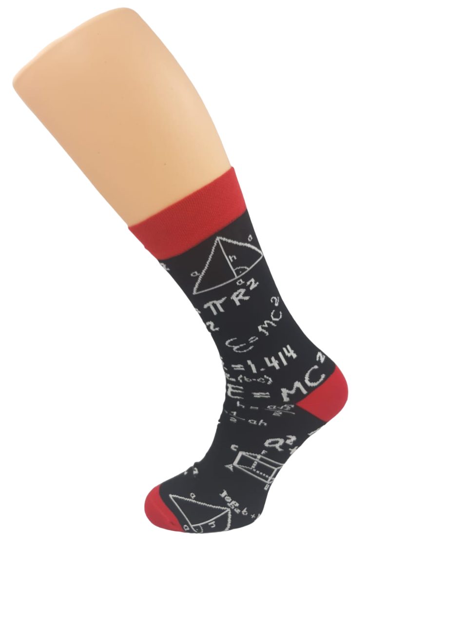 AbgeStrumpft Freizeitsocken AbgeStrumpft Mathematiker Socken (1 Paar, 1-Paar, 1 Paar) nahtloser Zehenanschluss