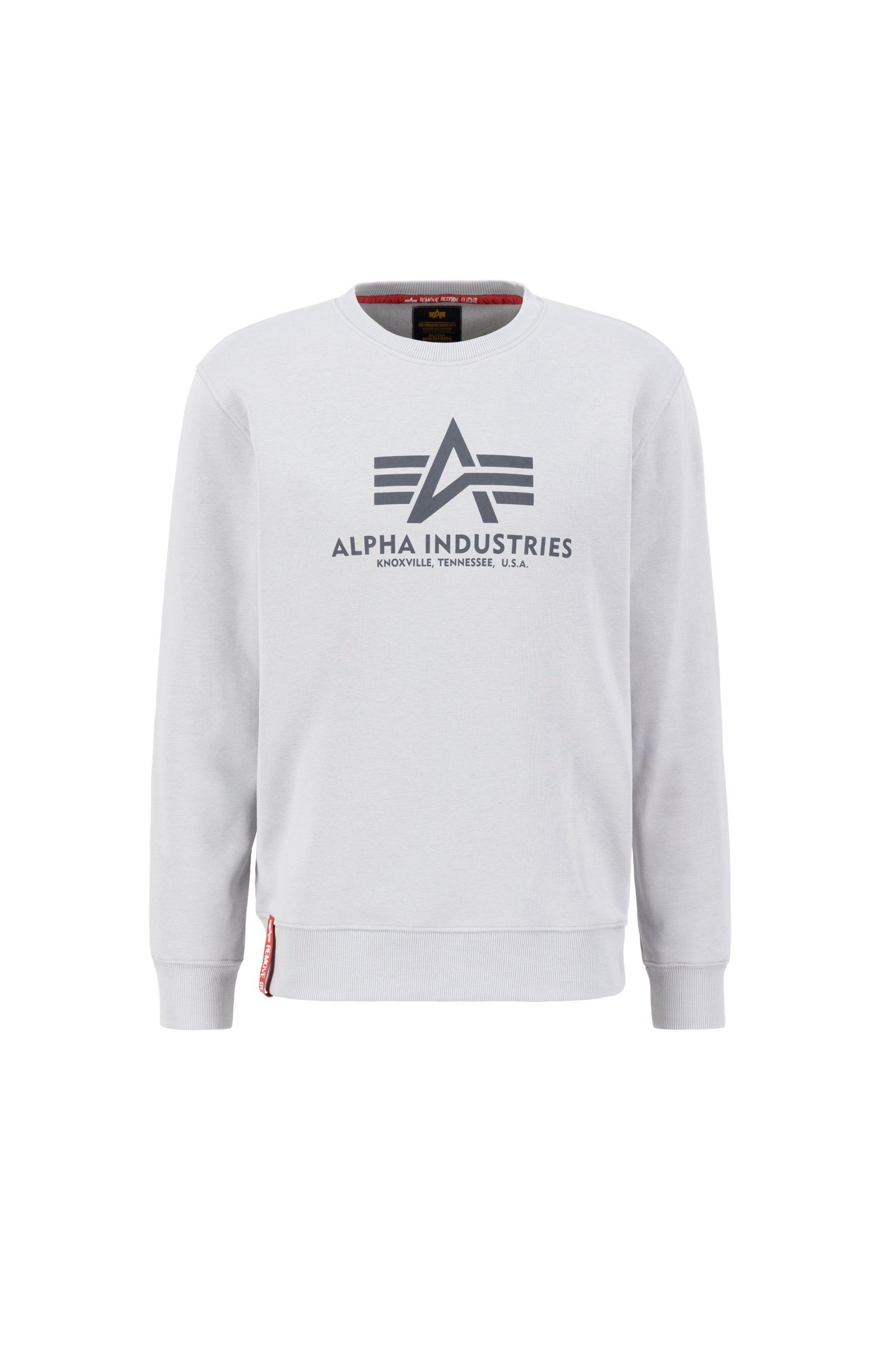 Alpha Industries Sweatshirt Alpha Industries Herren Sweatshirt Basic pastel grey