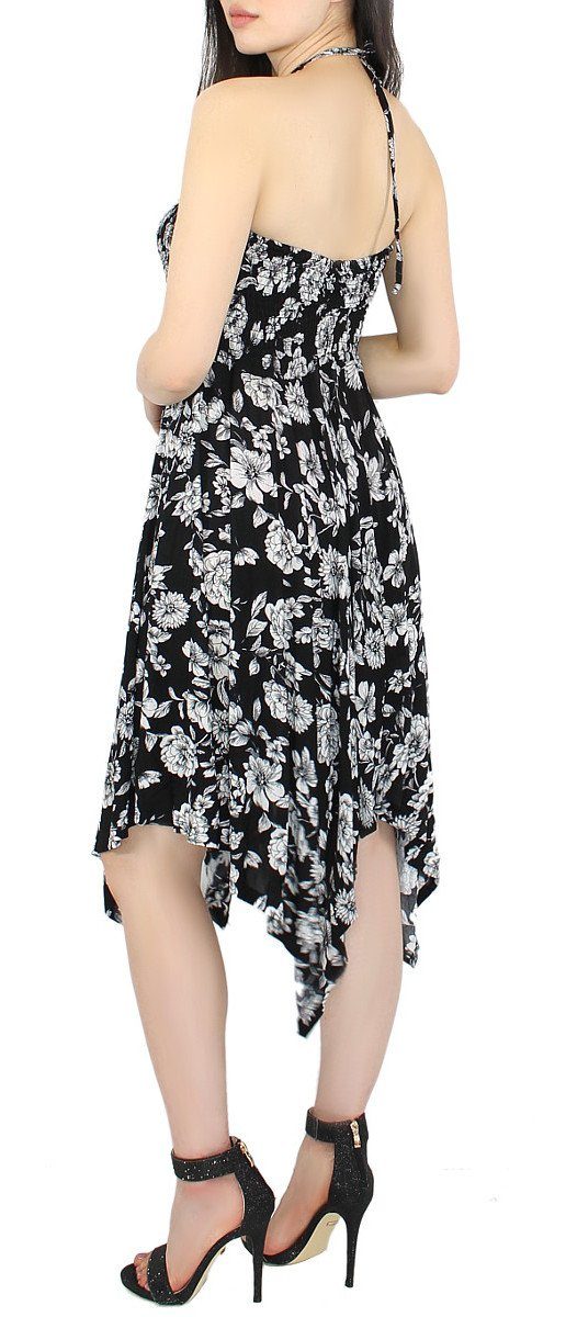 dy_mode Neckholderkleid Damen Bandeaukleid Neckholder Kleid günstig online kaufen