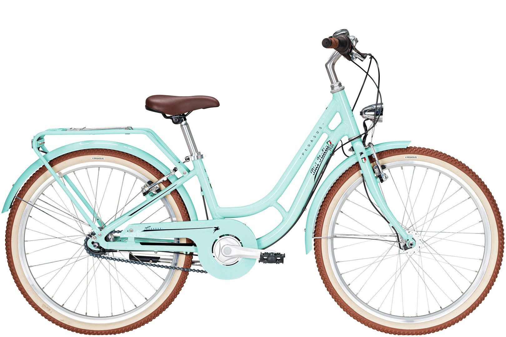 Pegasus Kinderfahrrad Pegasus Bici Italia 7 24'' Mädchen blau 2025/2026, 7 Gang Shimano Nexus, Nabenschaltung