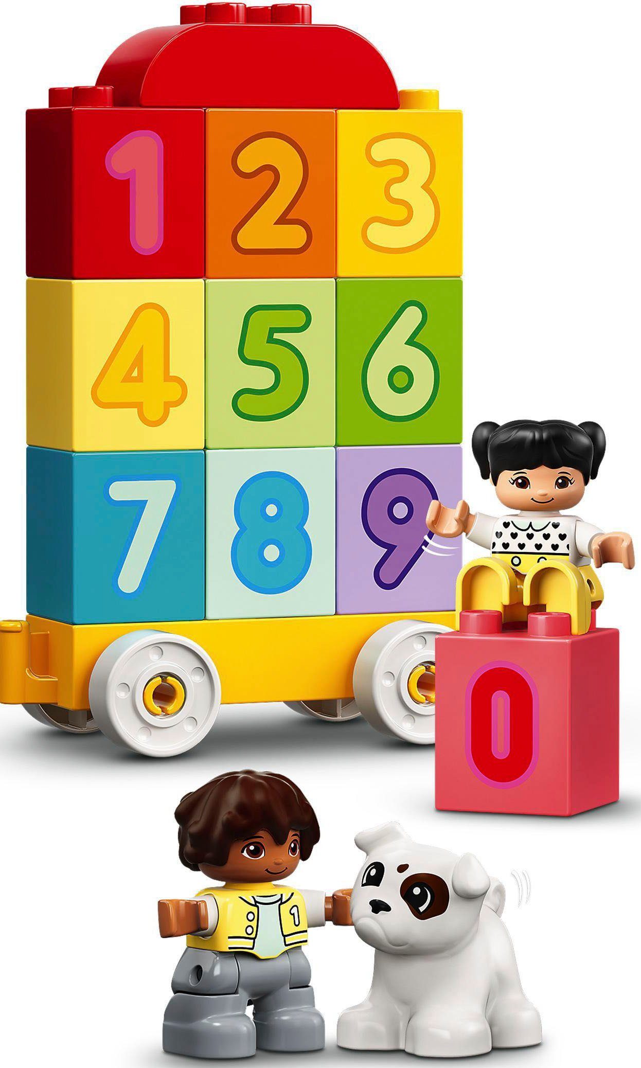 LEGO® Zahlenzug – Zählen lernen (10954), LEGO DUPLO Creative Play Konstruktionsspielsteine, (23 St) – Bild 4 von 5
