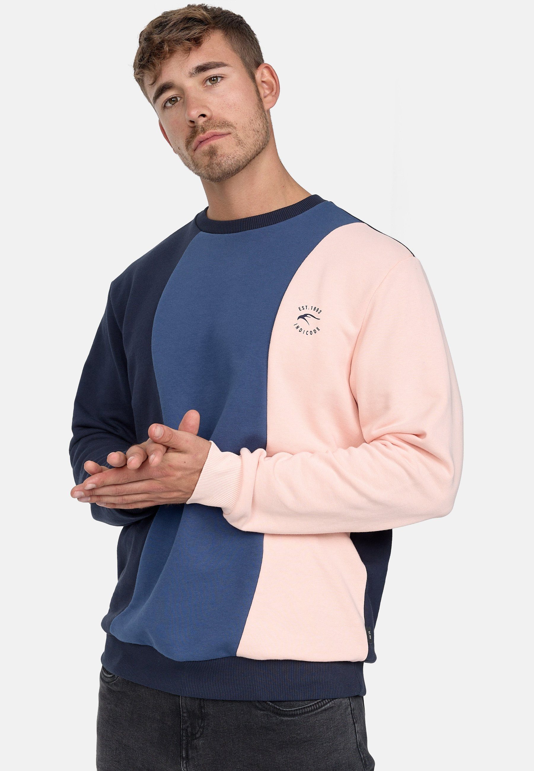 Indicode Sweater Herren Willow Sweatshirt Herrenpulli