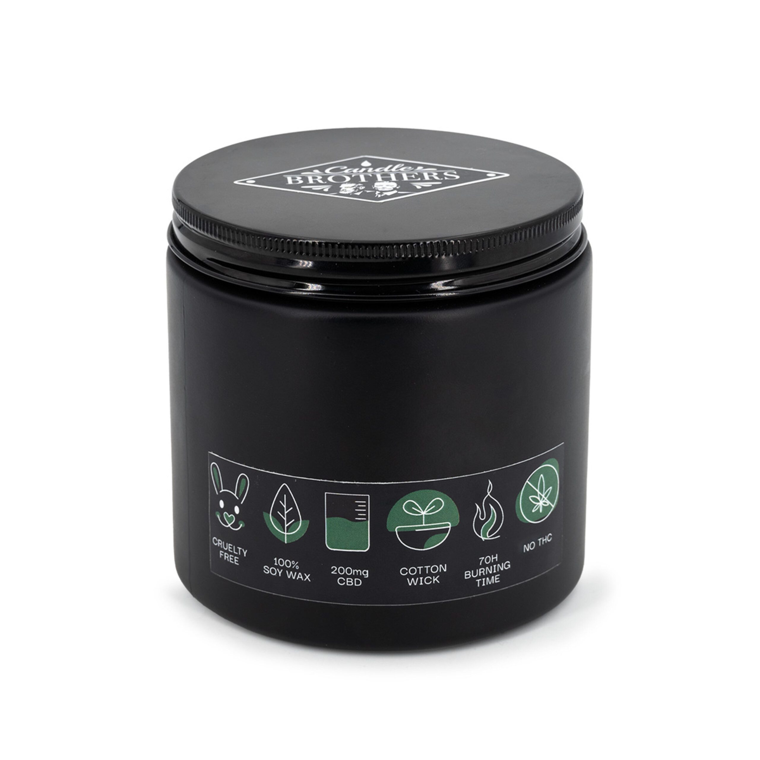 Candle BROTHERS Duftkerze C.B.D. Duftkerze Sojawachs 350g, Balance. Mandarin Sandalwood