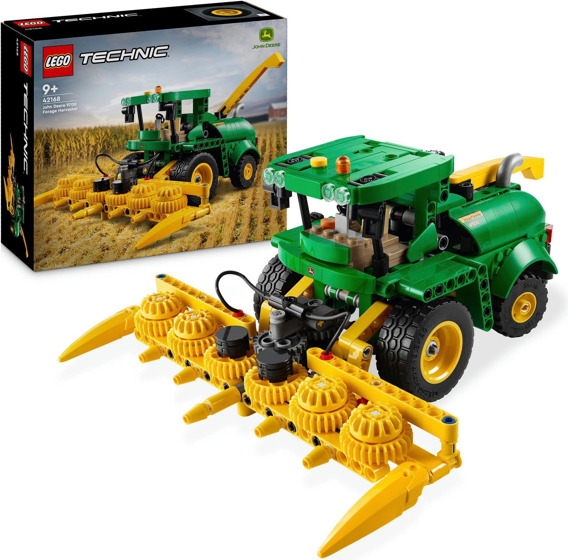 LEGO® Konstruktionsspielsteine John Deere 9700 Forage Harvester (42168), LEGO Technic, (559 St), Made in Europe