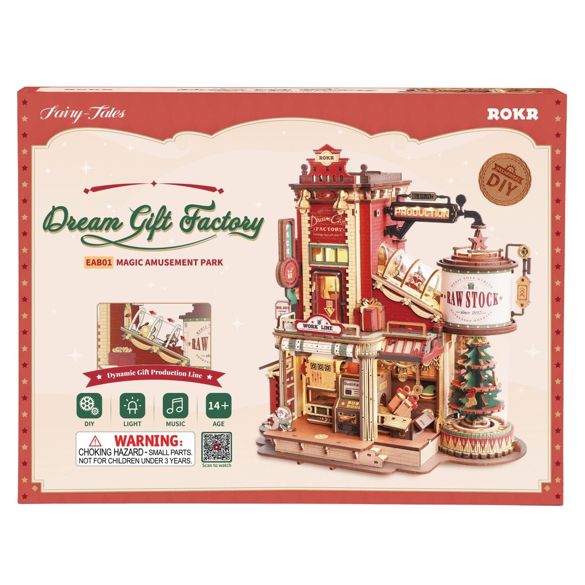 ROKR 3D-Puzzle Dream Gift Factory, 449 Puzzleteile günstig online kaufen