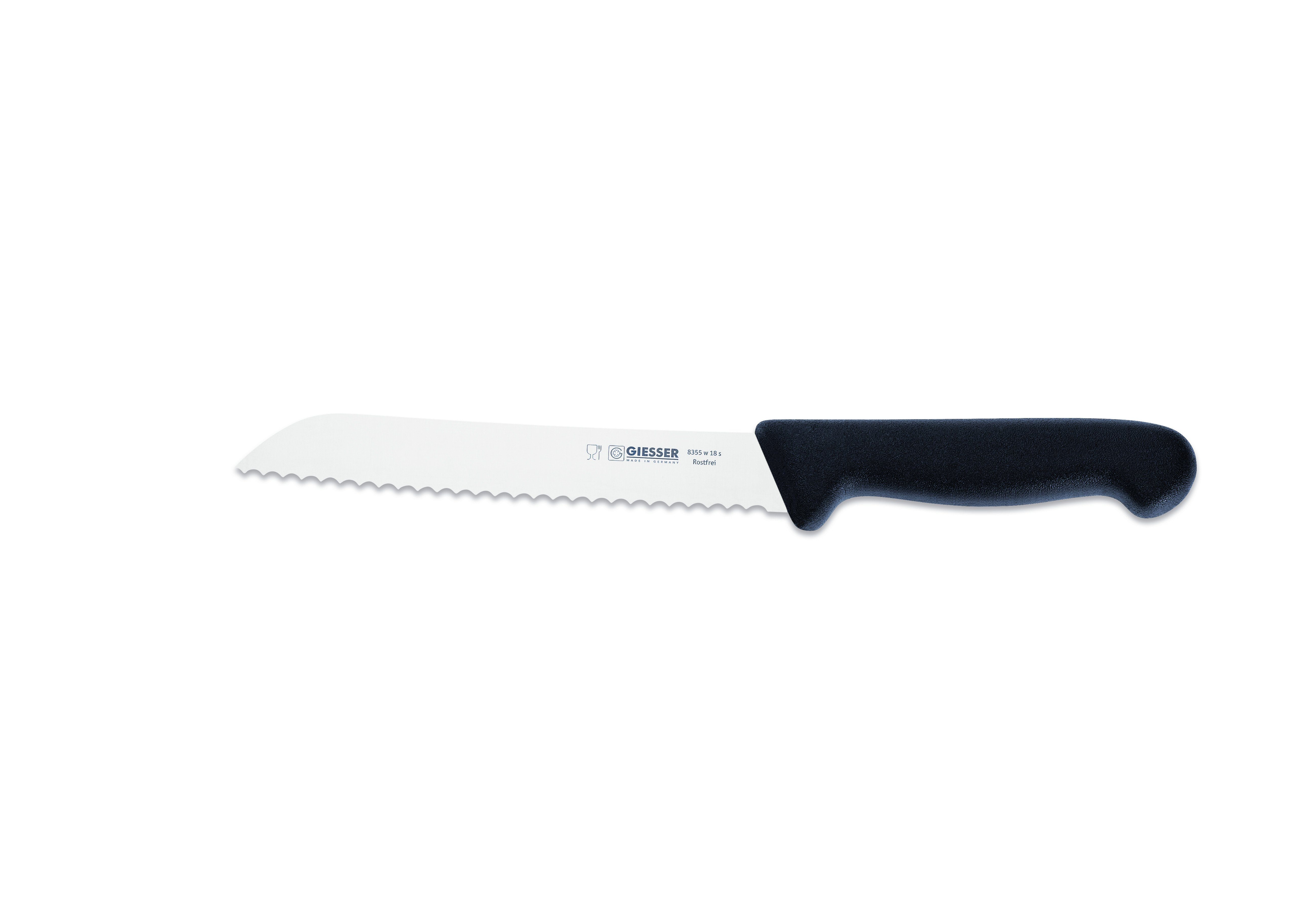 GIESSER Ножи для хлеба Konditormesser 8355, Kunststoffgriff, 6 mm Welle, ideal zum Brot schneiden