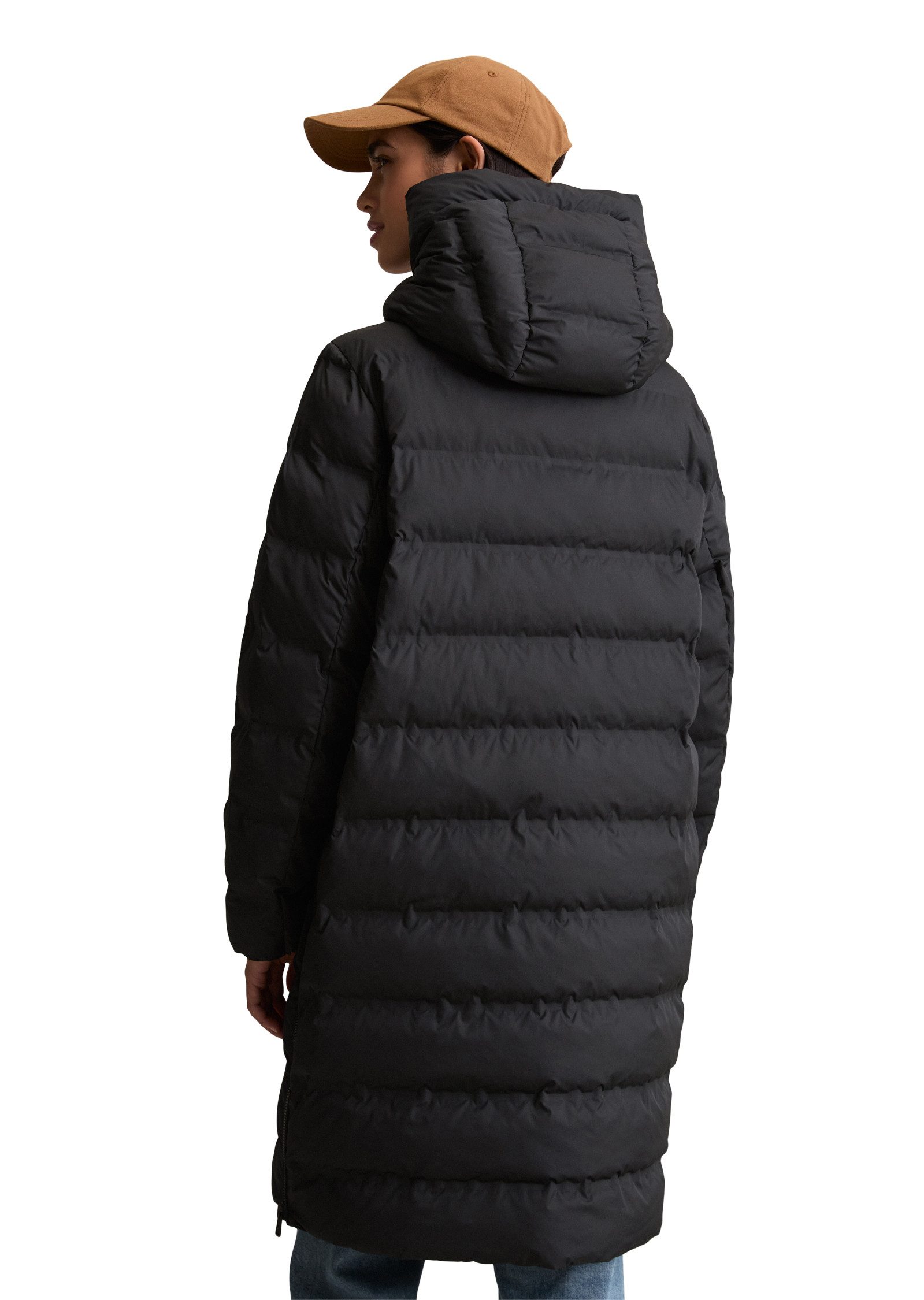 Marc O'Polo DENIM Steppmantel mit Reißverschlüssen an der Seite günstig online kaufen