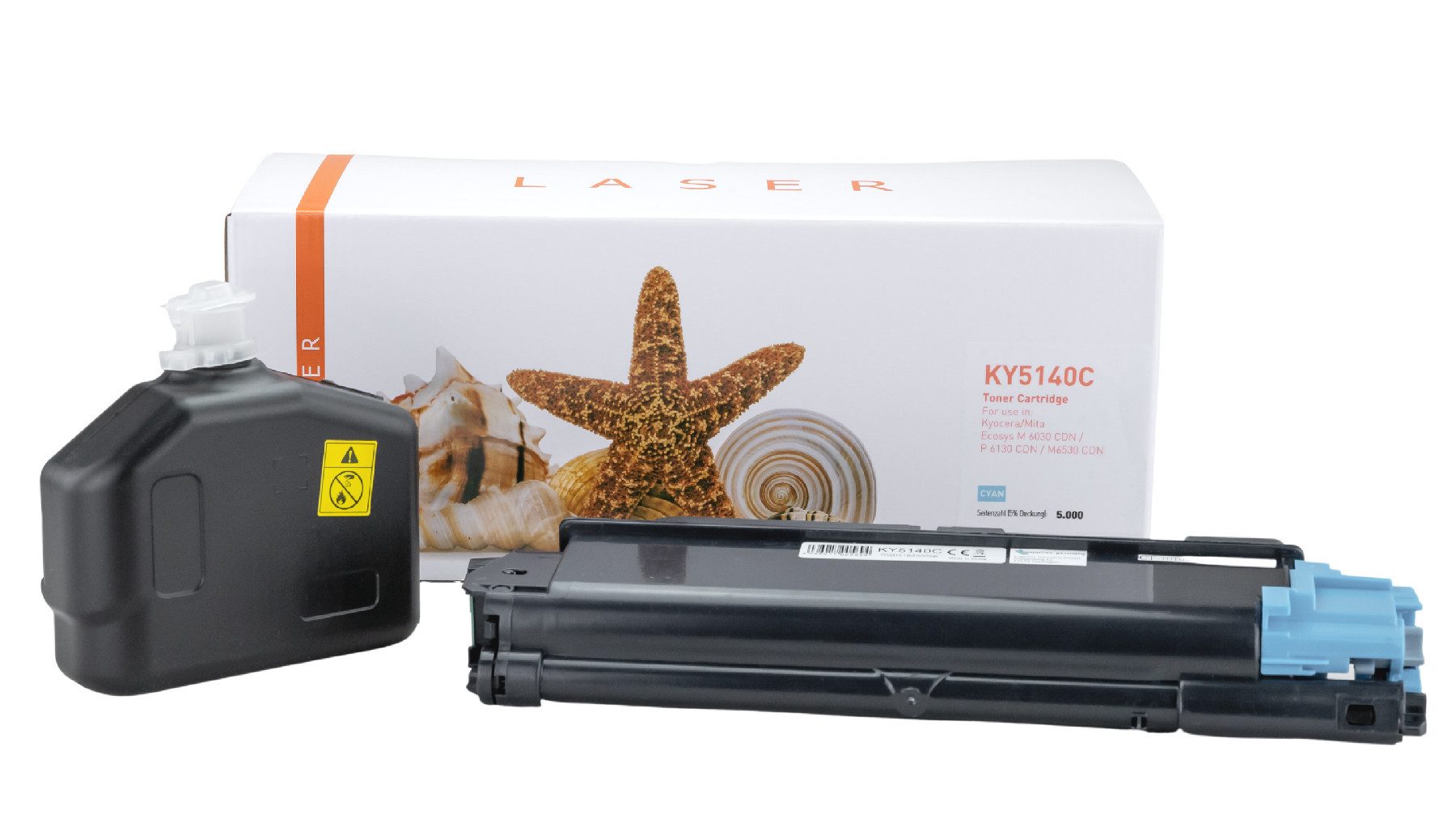 Supplies Germany Tonerkartusche 5.000 Seiten, (1-St), Toner-Kit cyan cyan 5000 Seiten