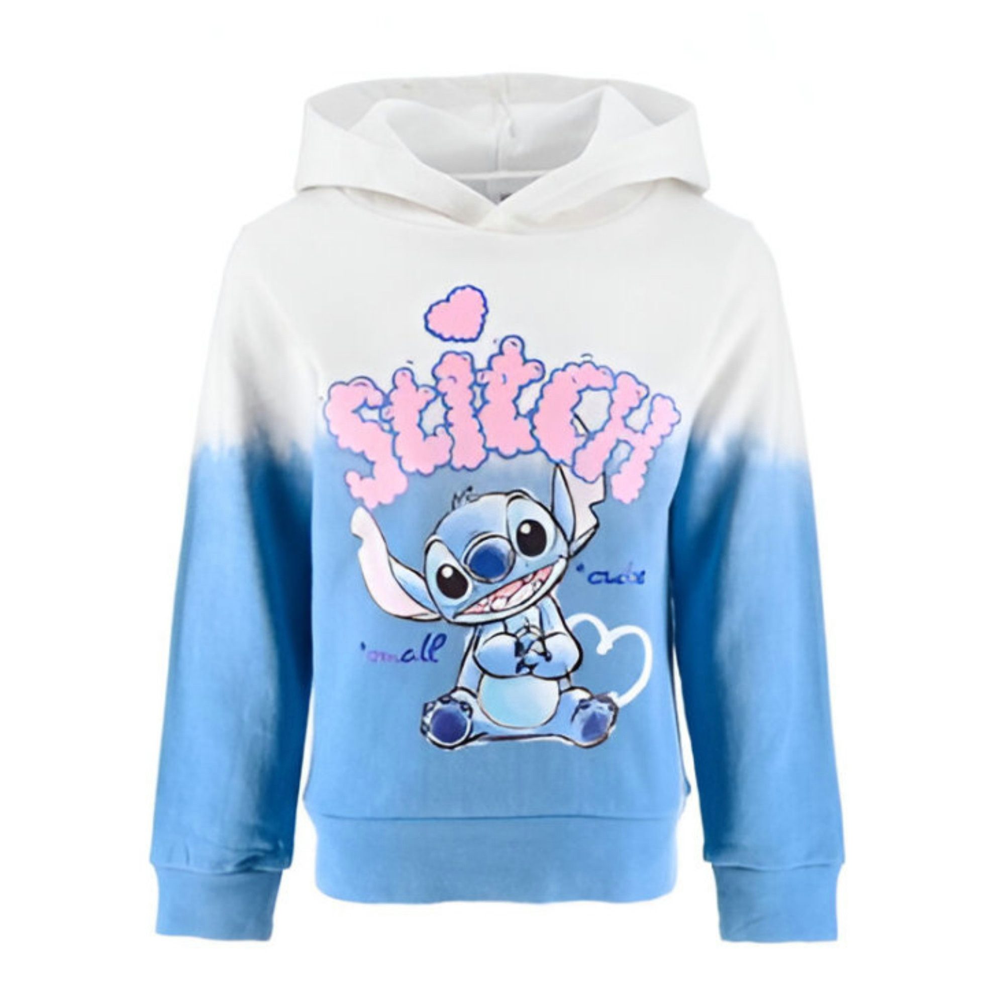 Disney Kapuzenpullover Disney Lilo u Stitch Mädchen Hoodie Kapuzenpullover Pullover Gr. 98 bis 128