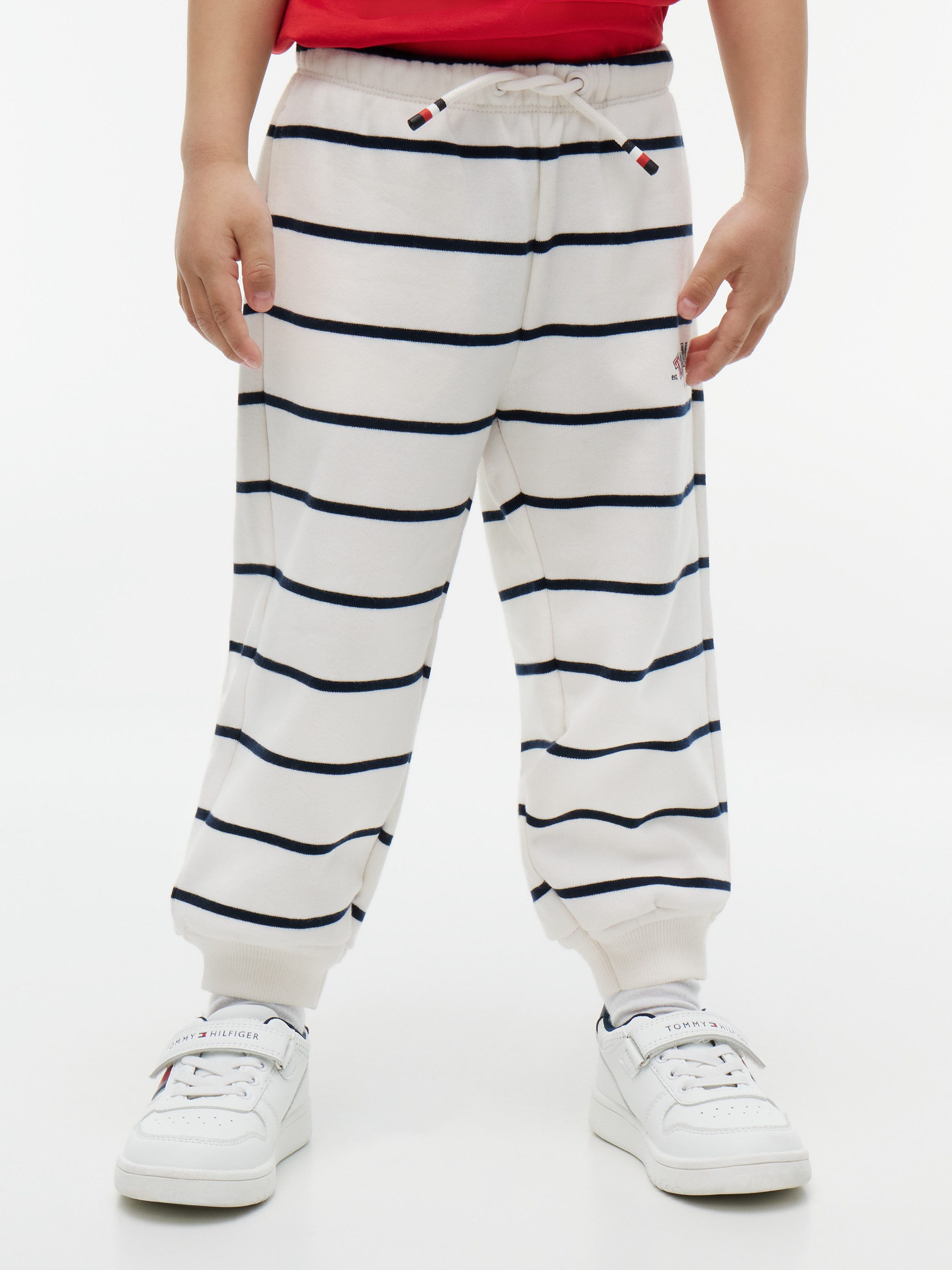 Tommy Hilfiger Sweathose Bund mit Kordelzug, Regular Fit, für Babys und Kinder