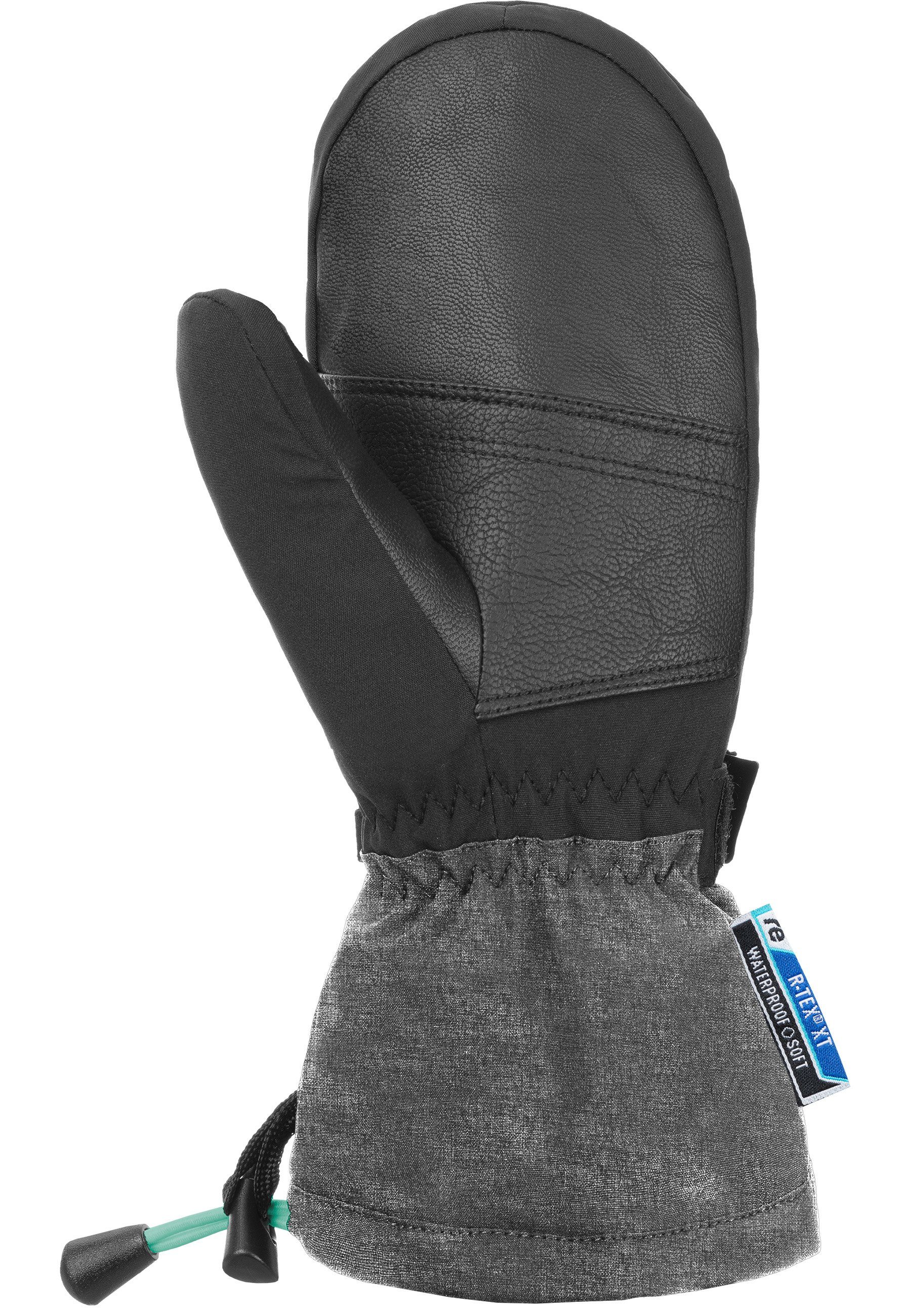 Reusch Fäustlinge Connor R-TEX XT schlichtem schwarz-grau in Design Junior Mitten